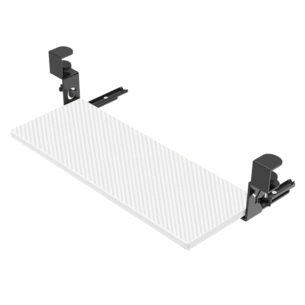 Ergonomic Keyboard Tray Under Desk - Adjustable Height Large Keyboard Drawer (29.5