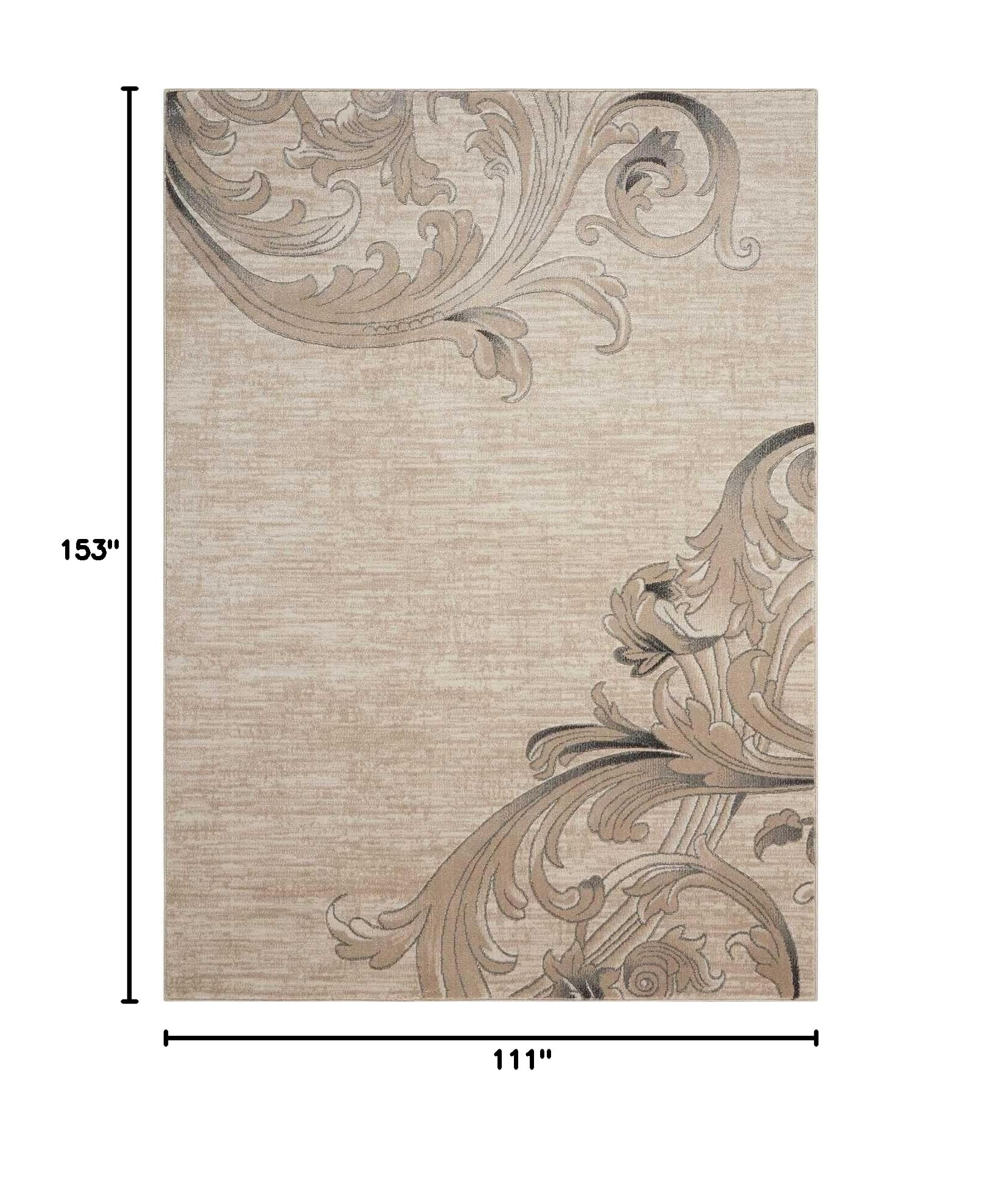 Nourison Maxell Mocha 9'3