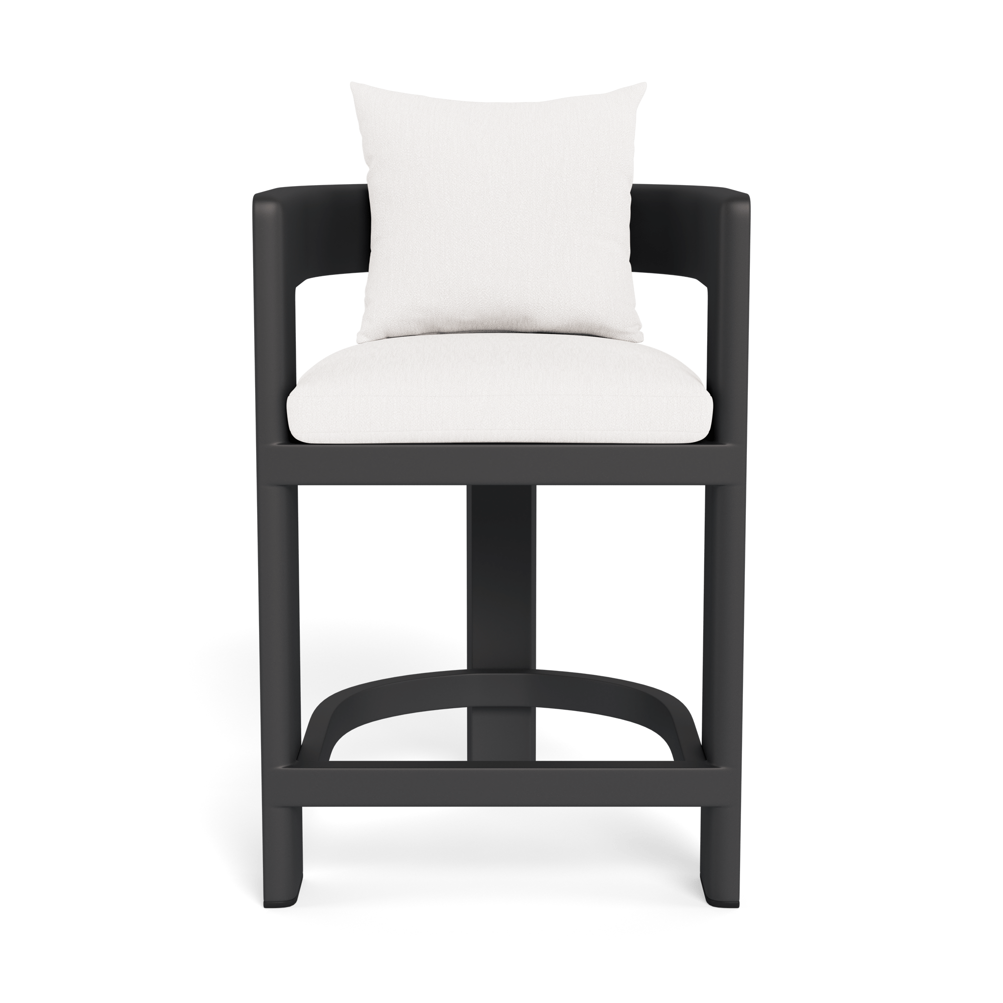 Victoria Aluminum Counter Stool - Modern Bar Stools for Kitchen Island, Breakfast Nook & Home Bar - Adjustable Height & Comfortable Seat - Perfect for Dining, Entertaining & Small Spaces