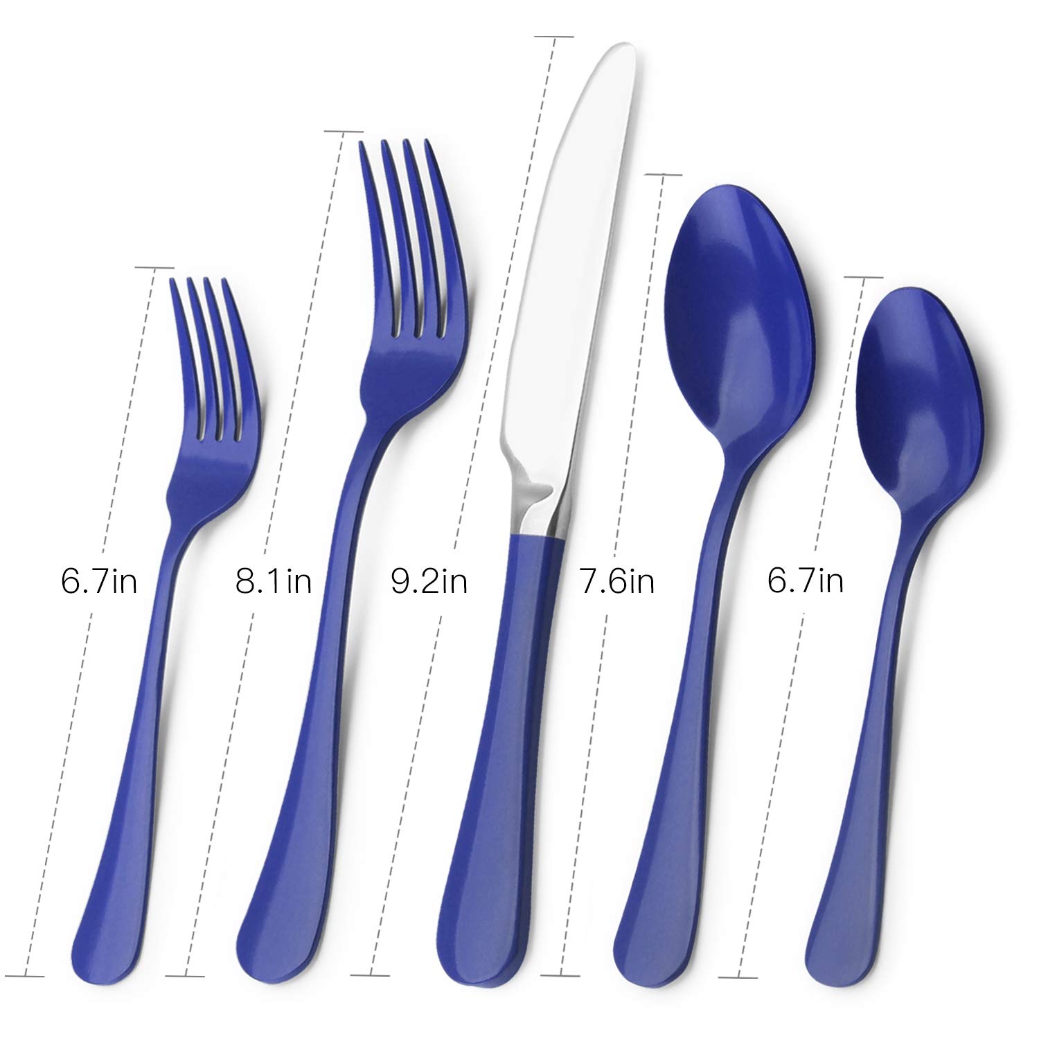 Premium Bysta 20-Piece Stainless Steel Flatware Set - Mirror Polish Silverware for 4, Dishwasher Safe Cutlery Set for Home & Restaurant Use | Elegant Dining Utensils for Dinner Parties, Weddings & Daily Meals