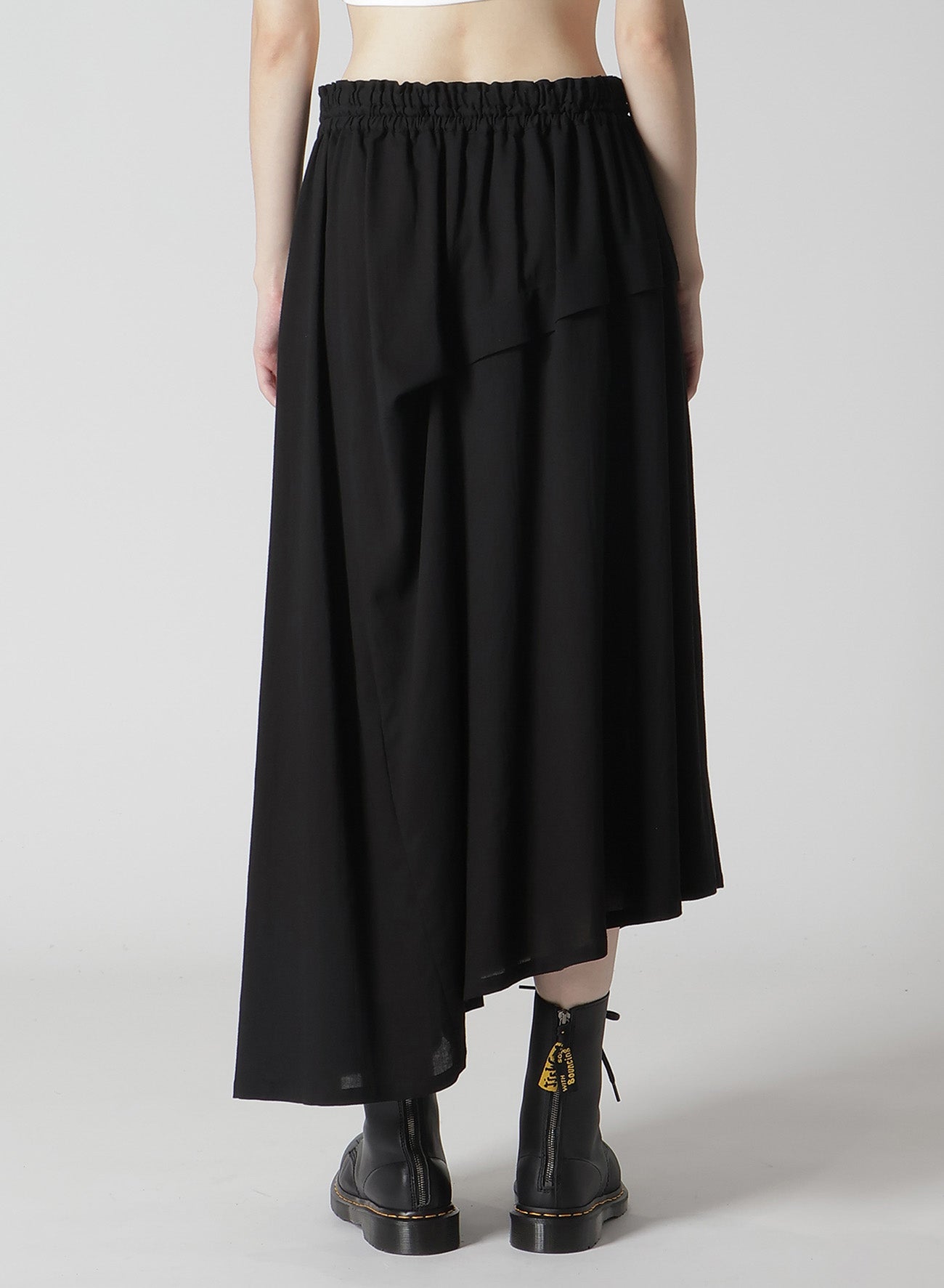Cotton Boyle Viyella Asymmetrical Tucked Skirt - Women's Fashion Skirt for Casual Wear, Office & Date Night