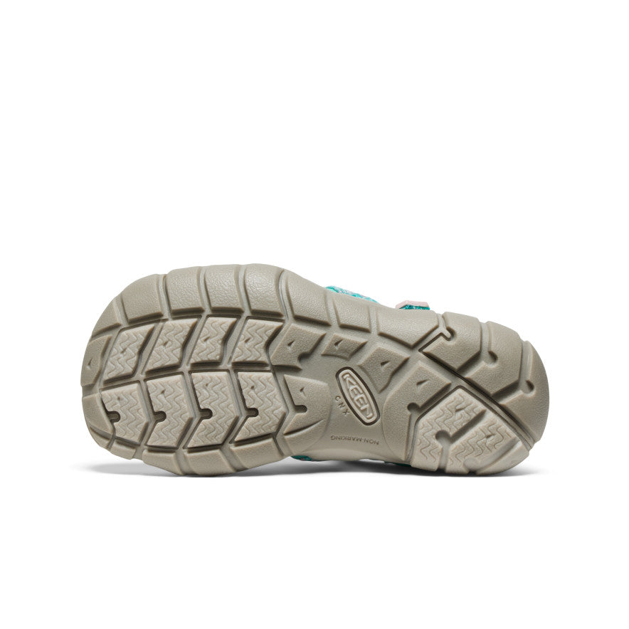 Little Kids' Seacamp II CNX Water Shoes - Bright Aqua & Giggle Pink Colors | Perfect for Beach, Pool & Outdoor Play