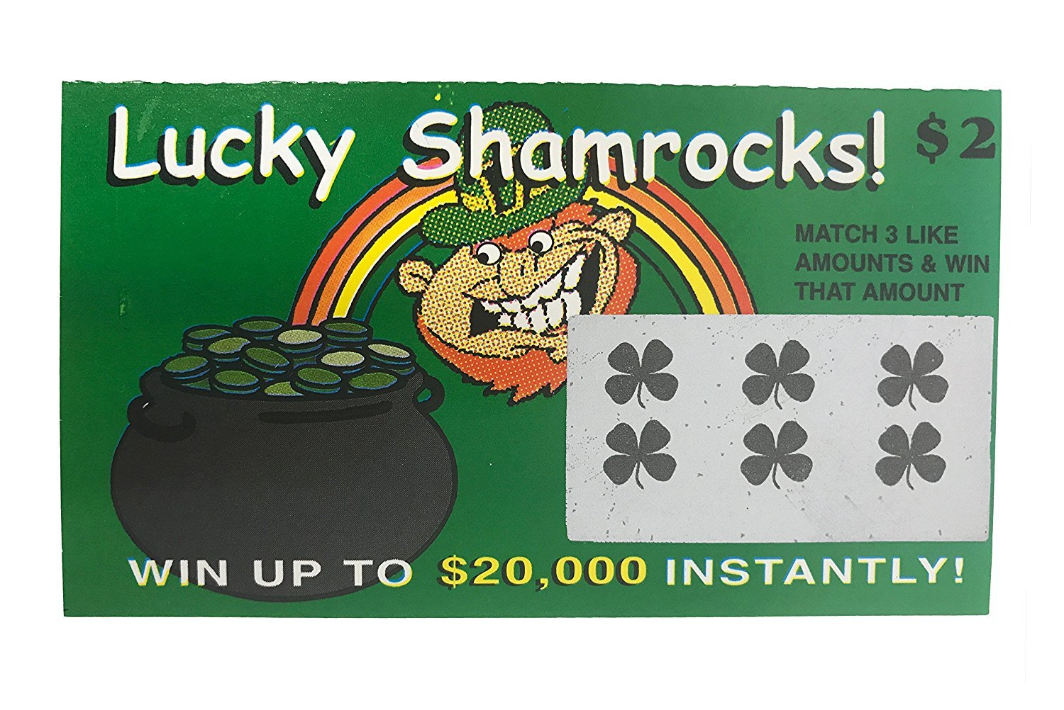 1000 Fake Lottery Tickets - Scratch Off Prank Cards - Fun Gag Gifts for Parties & Jokes - Perfect for Pranks, Birthday Gifts & Office Humor