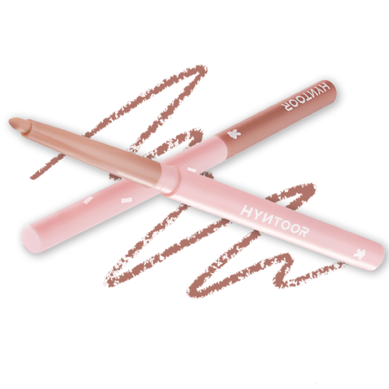 HYNTOOR Chocolate Stick Plump Lip Liner - Long Lasting Matte Lip Pencil for Fuller Lips | Perfect for Everyday Makeup & Night Out Looks