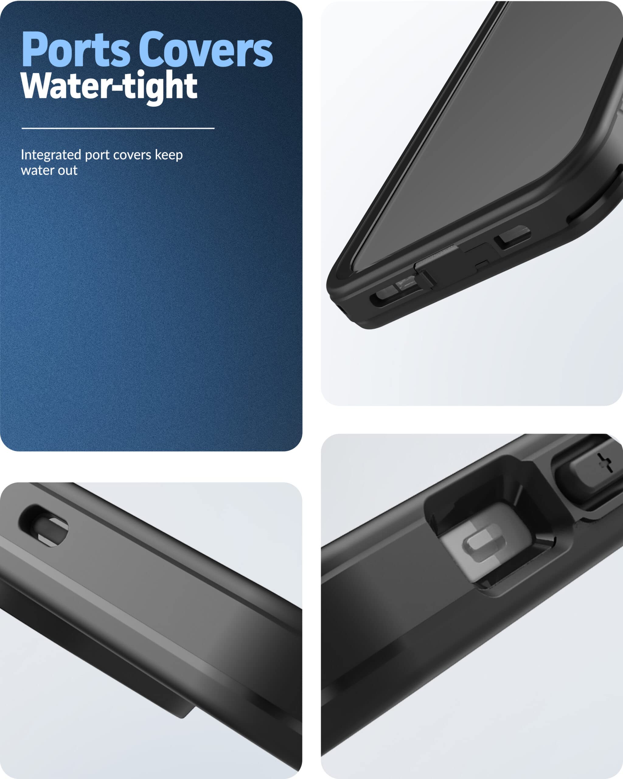 Encased Titan-X iPhone 14 Pro Max Waterproof Case with MagSafe Compatibility & Belt Clip Holster - Military Grade Protection for Outdoor, Work & Extreme Activities