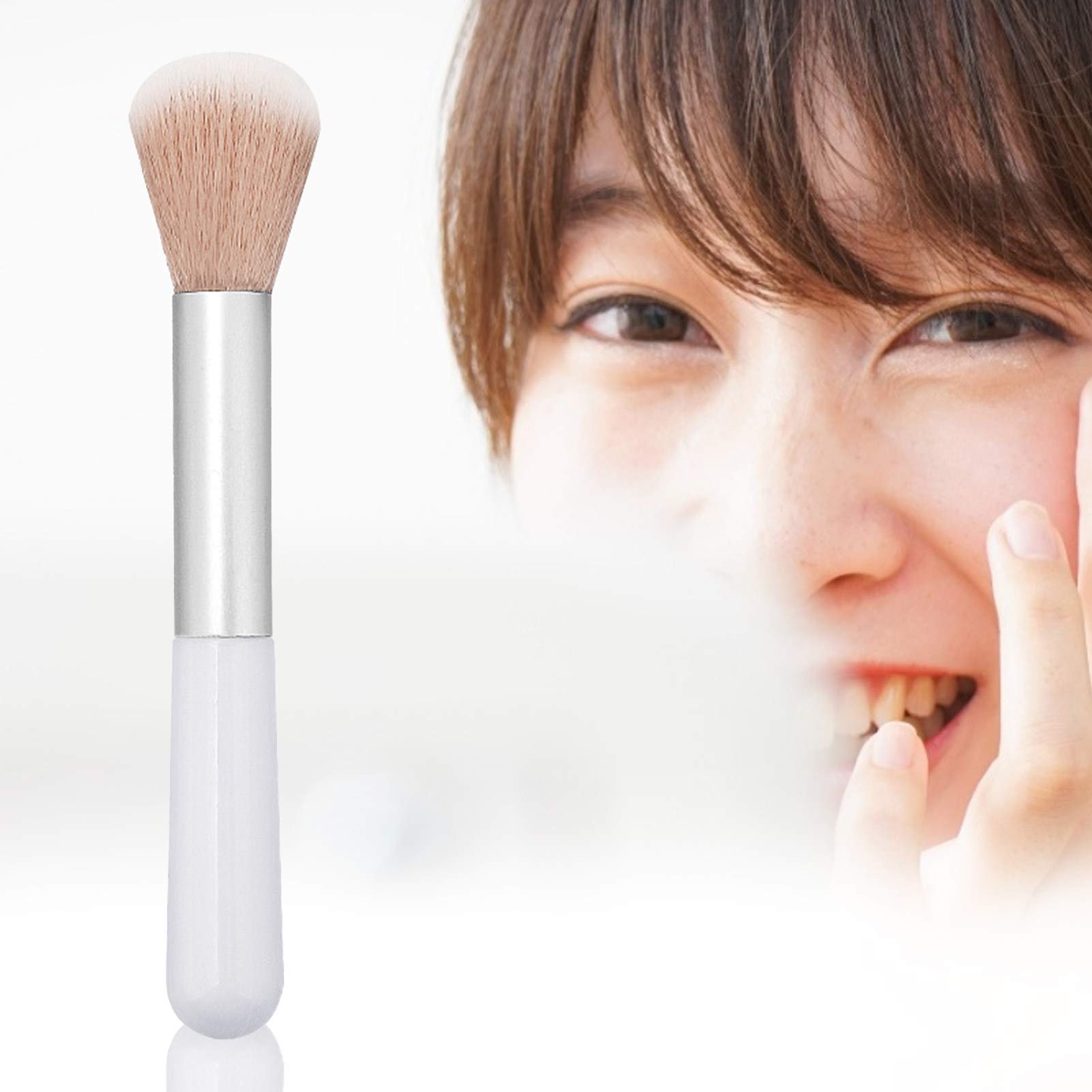 Linhengyu Blush Brush - Premium Makeup Brush with Thick Aluminum Handle for Long-lasting Use | Soft Bristles for Flawless Blush Application | Perfect for Women & Girls for Daily Makeup, Parties & Special Occasions