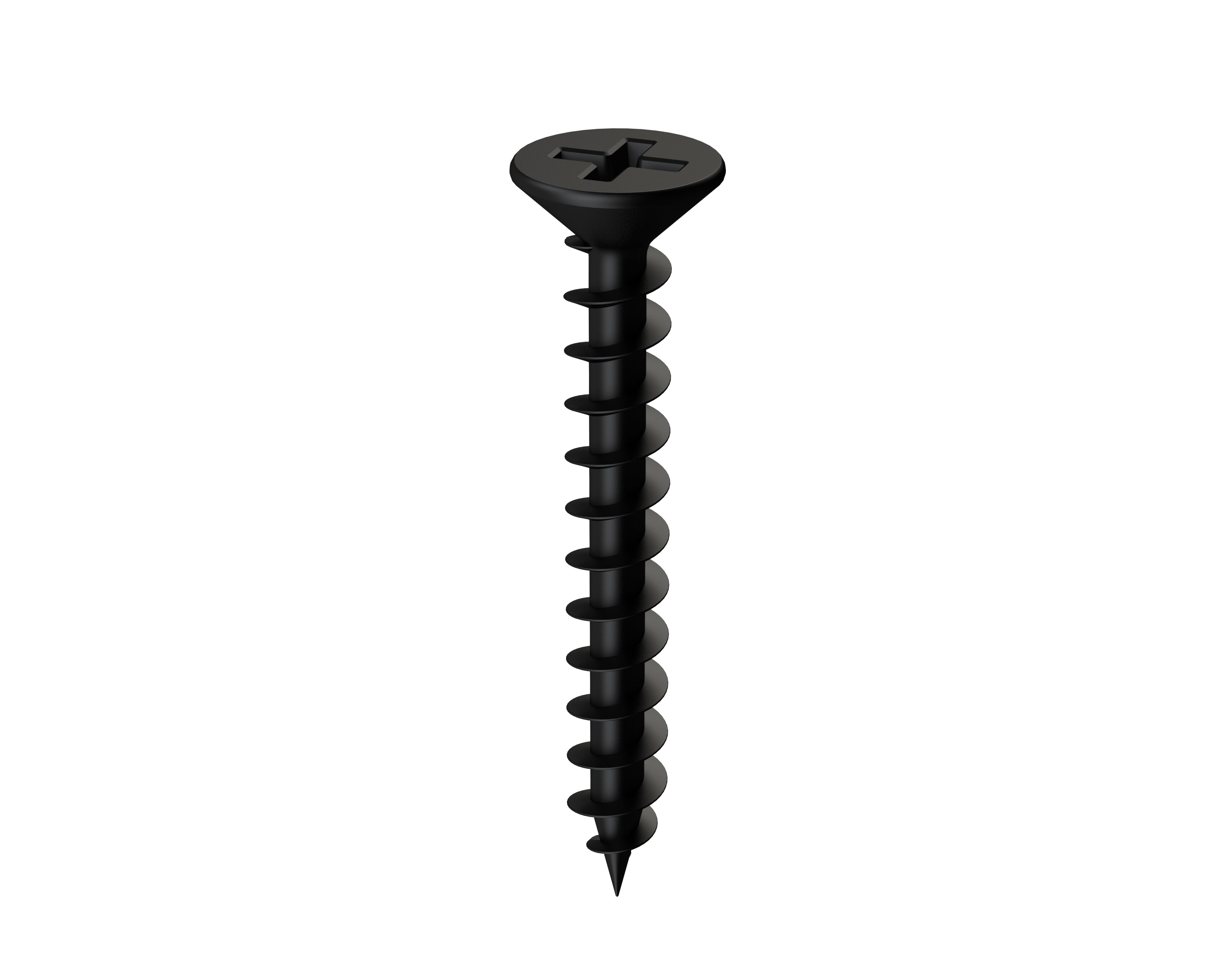 7G Long Thread Hinge Screws Black PH2 Bremick - Heavy Duty Cabinet & Furniture Hardware for DIY Projects & Home Repairs