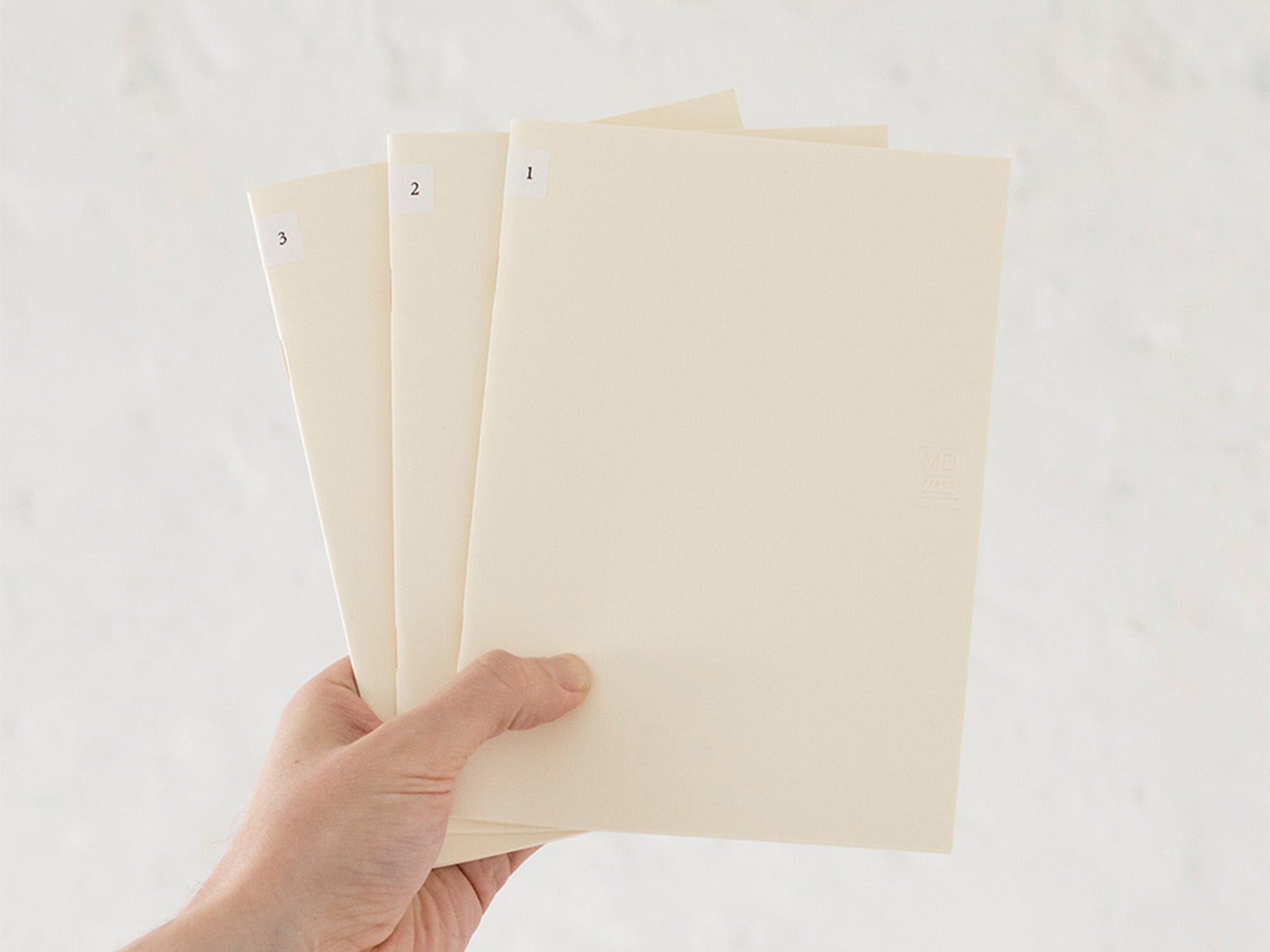 Premium Midori MD Notebook A5 Size - Set of 3 Ruled Lightweight Journals for Writing, Sketching & Note Taking - Perfect for Students, Artists & Office Use