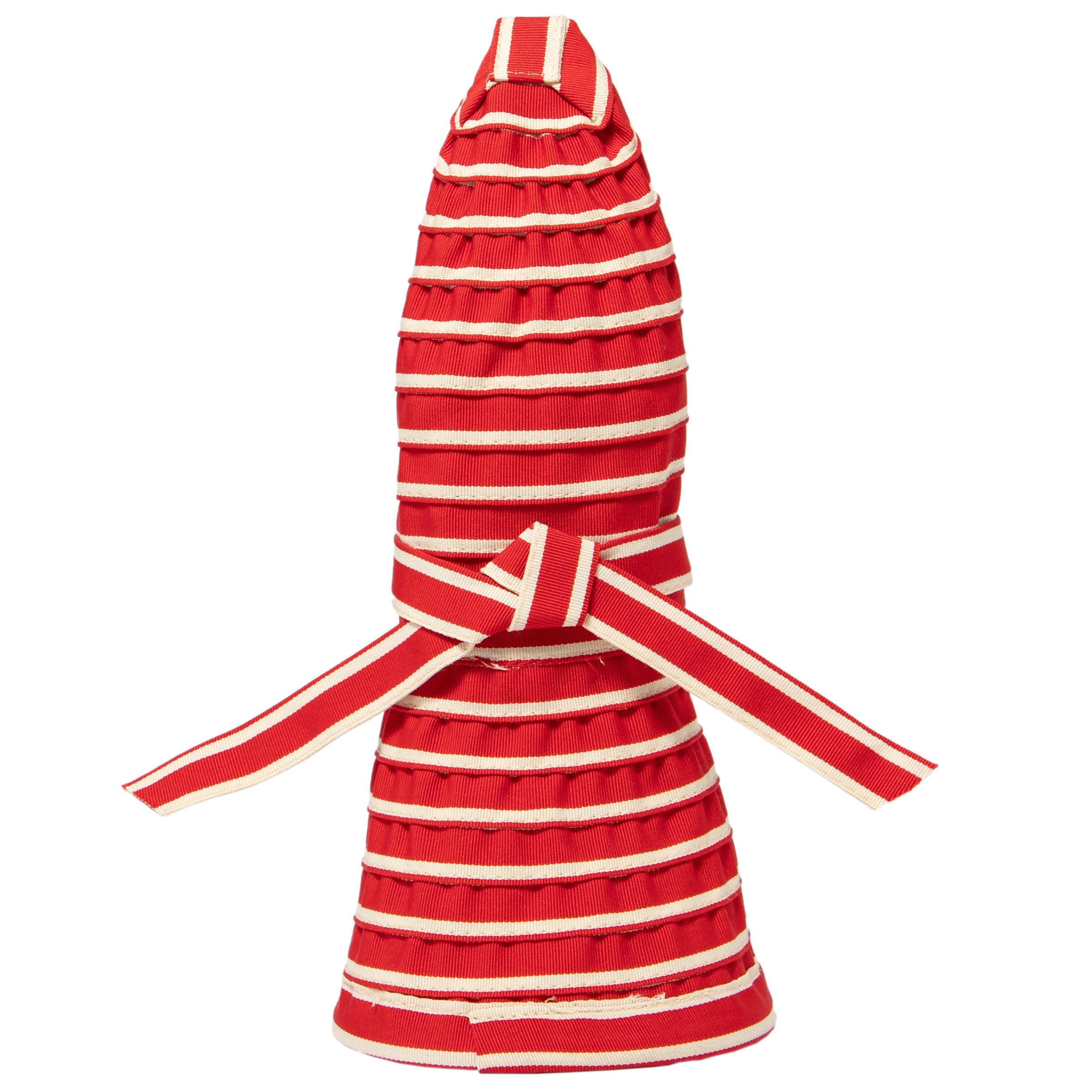 Women's Striped Sun Hat with Ribbon - RBM207 - Stylish Wide Brim Summer Hat for Beach, Garden & Outdoor Activities