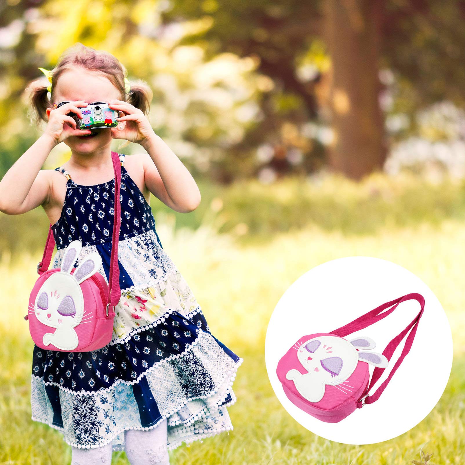 VALICLUD Cute Cartoon Dinosaur Shoulder Bag for Kids - Lightweight Crossbody Purse for Kindergarten, Toddler Favors, Birthday Gifts - Perfect for School, Travel & Daily Use