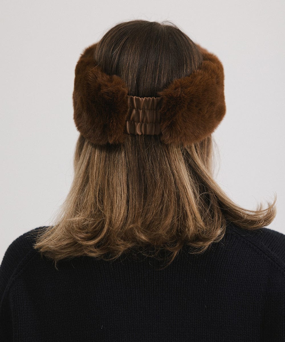 Margot Faux Fur Headband for Women - Soft Winter Head Wrap, Fashionable Hair Accessory for Cold Weather, Outdoor Activities and Stylish Outfits