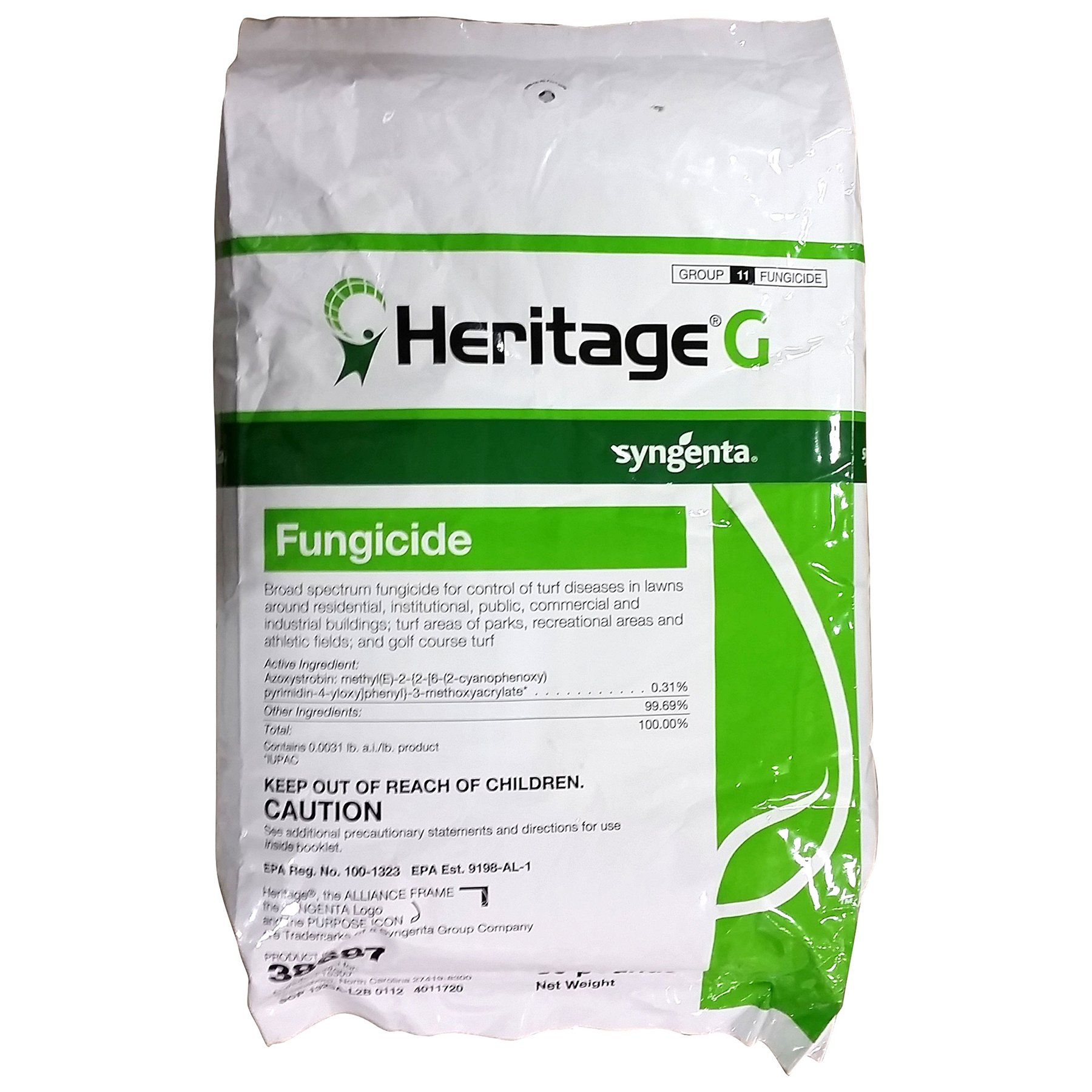 Heritage G Fungicide 30 lb Bag - Professional Grade Fungicide for Lawns & Gardens | Controls Brown Patch, Dollar Spot & More | Ideal for Golf Courses, Sports Fields & Residential Lawns