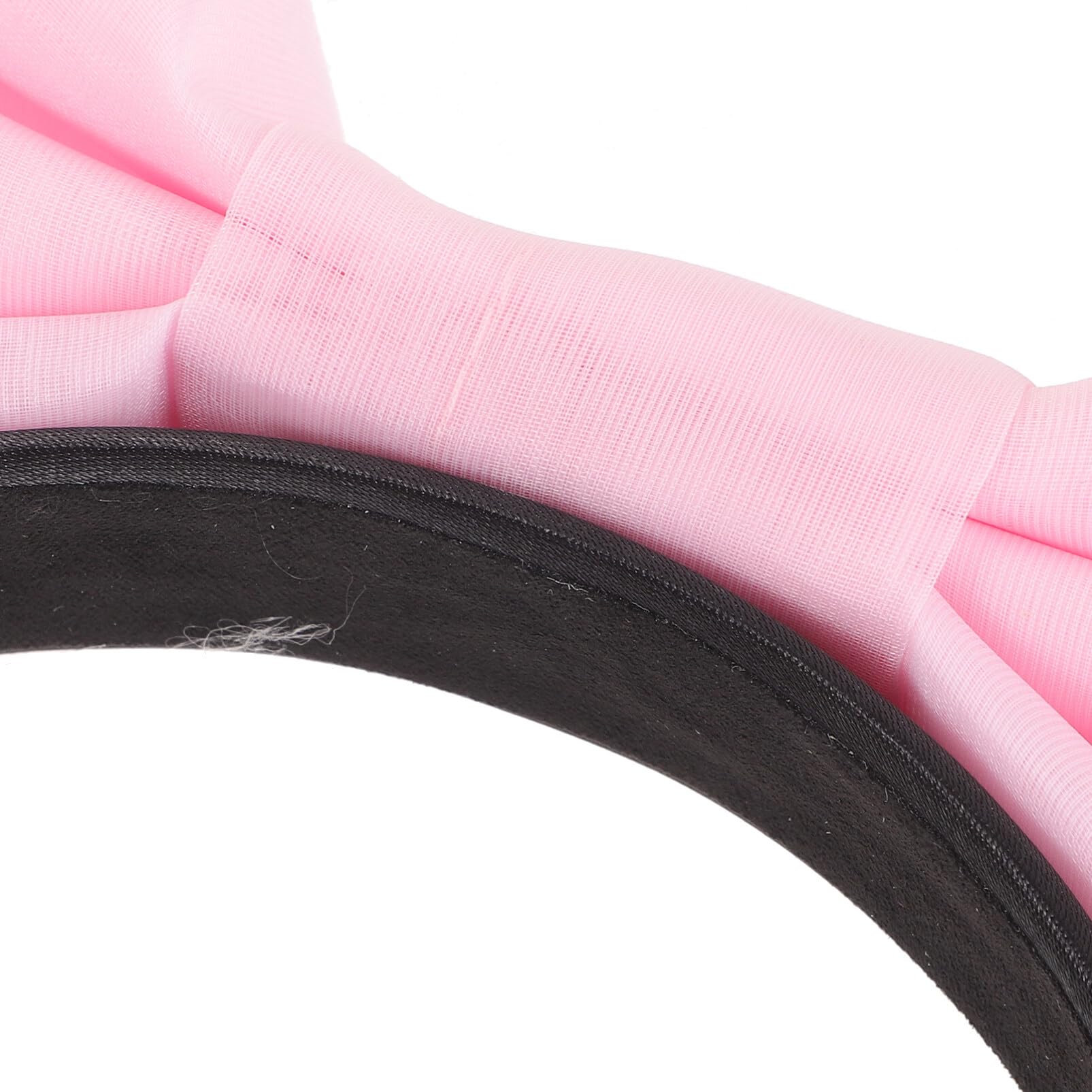 FOMIYES Women's Satin Headbands with Bows - Soft Pink Hair Accessories for Women & Girls | Perfect for Weddings, Parties, Work & Everyday Style