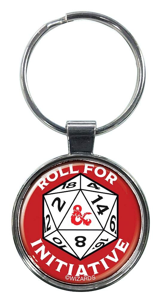 D&D Roll for Initiative Keychain - Perfect Gift for RPG Fans at Game Nights