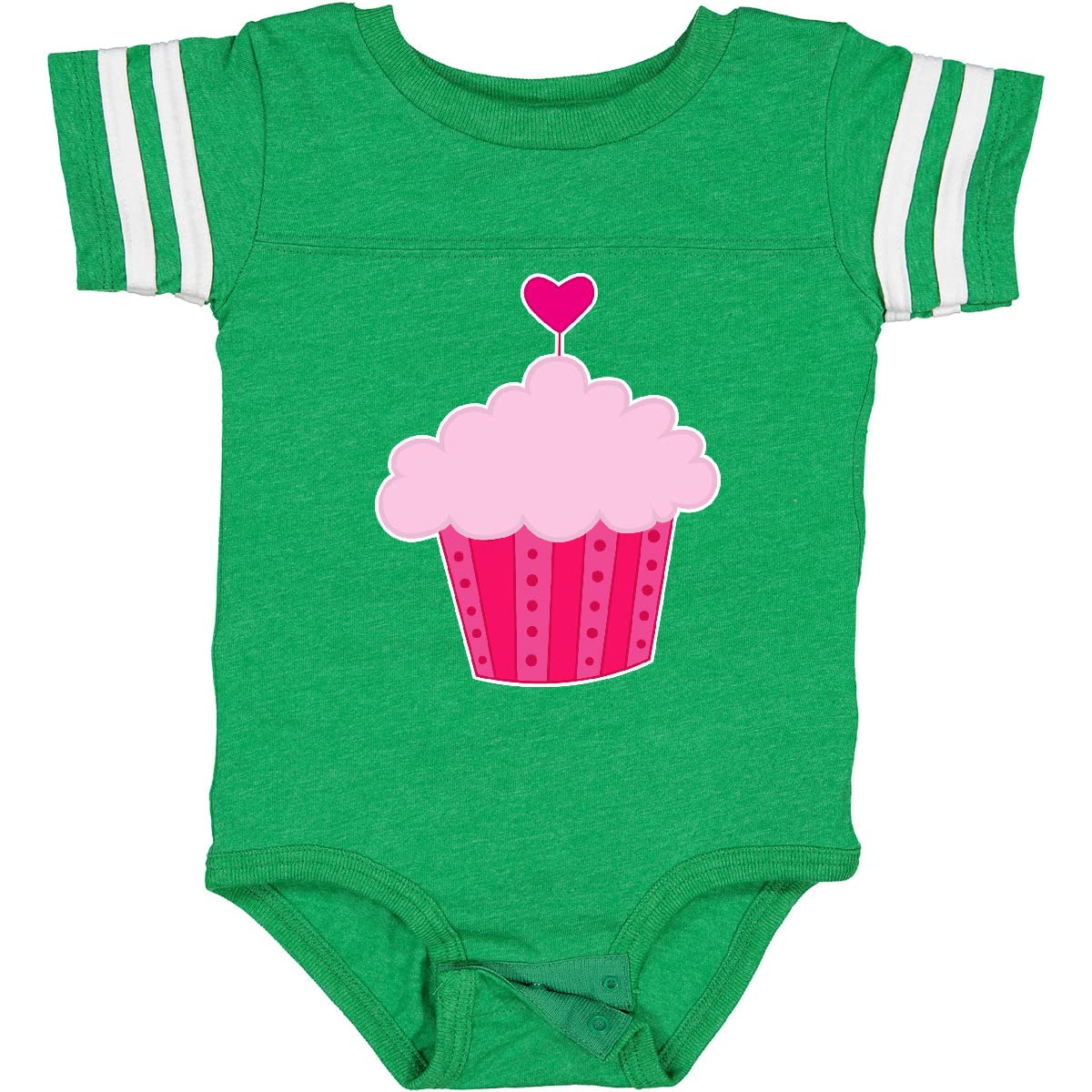 Inktastic Pink Cupcake Baby Bodysuit - Adorable Unisex Infant Onesie for Birthdays & Baby Showers | Soft Cotton Cute Outfit for Newborns & Toddlers