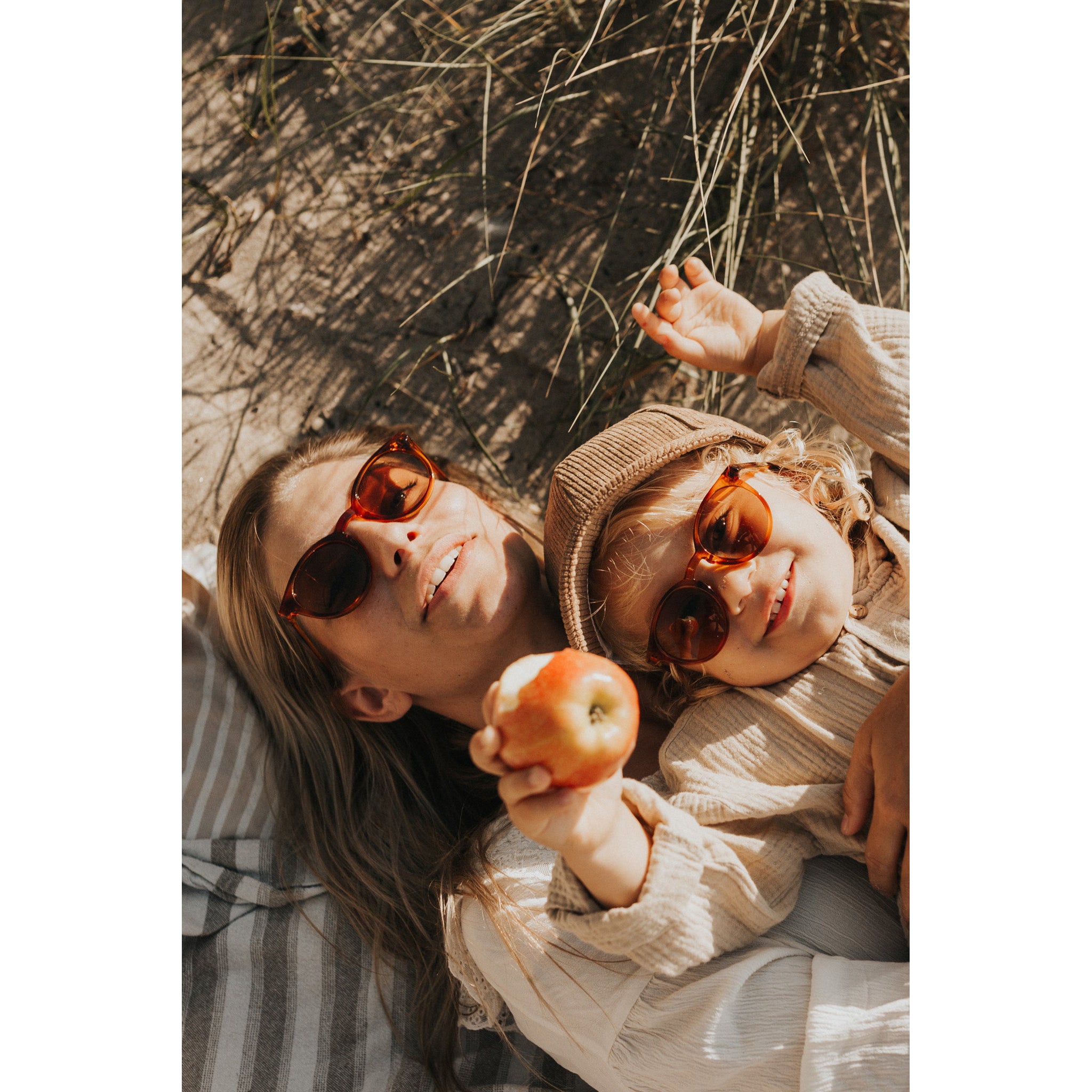 BabyMocs Adult Sunglasses - Classic Aviator Style with Amber Lenses for UV Protection | Perfect for Driving, Beach & Outdoor Activities