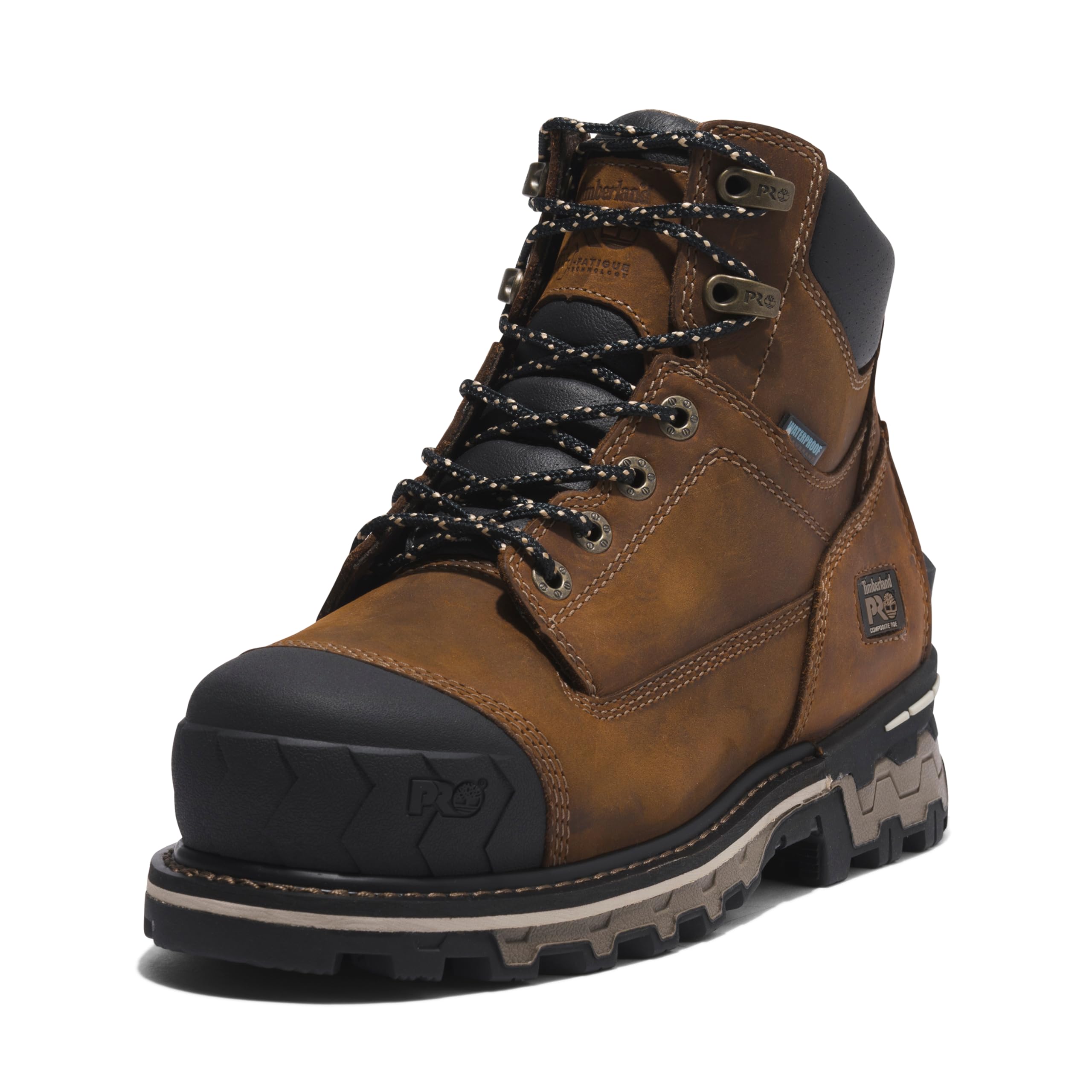 Timberland PRO Women's Boondock 6 Inch Composite Safety Toe Waterproof Work Boots - Steel Toe Industrial Shoes for Construction, Warehouse & Outdoor Jobs