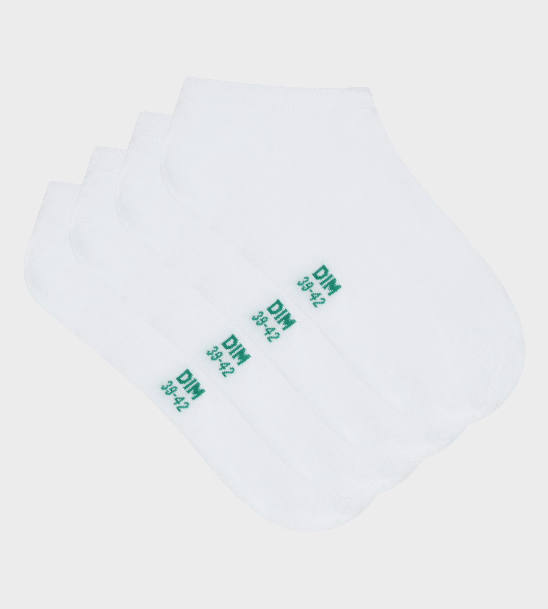 Organic Cotton Men's Ankle Socks 2-Pack - White | Breathable & Comfortable for Daily Wear, Sports & Casual Outfits