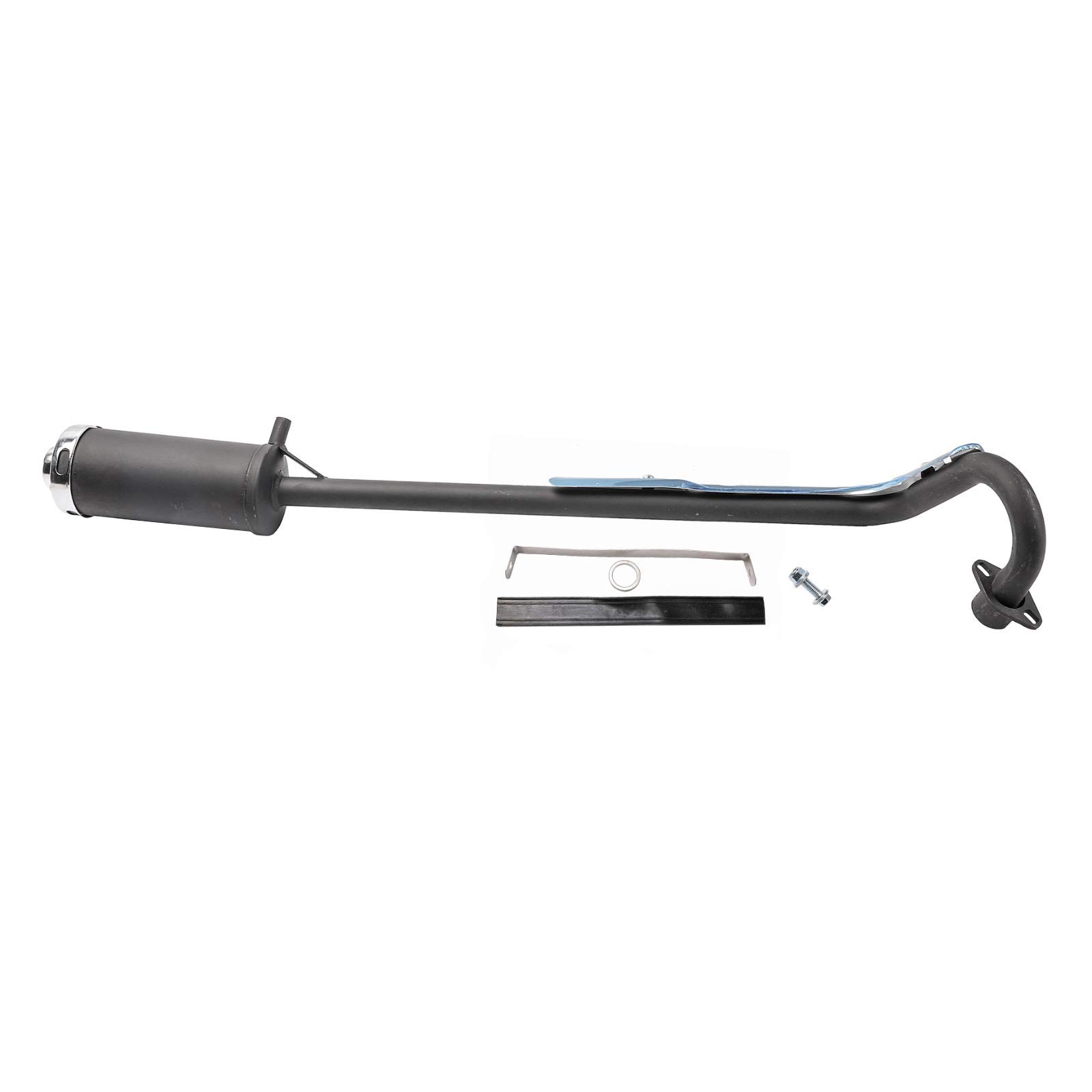 High-Performance 28mm Pit Dirt Bike Muffler Exhaust Pipe - Compatible with 70cc 110cc 125cc Dirt Bikes - Enhances Power & Sound - Perfect for Off-Road Racing & Trail Riding
