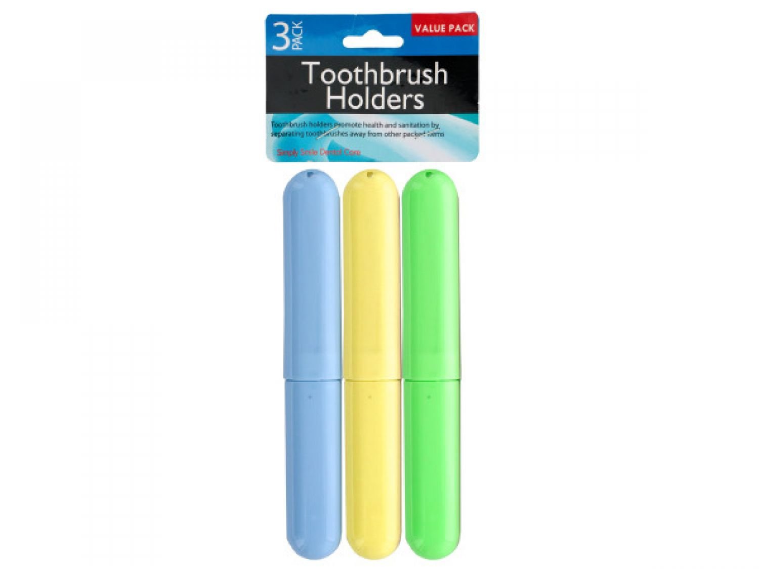 24-Pack Bulk Toothbrush Holders for Bathroom Organization – Durable Plastic Toothbrush Storage for Home, Hotel, or Airbnb Use