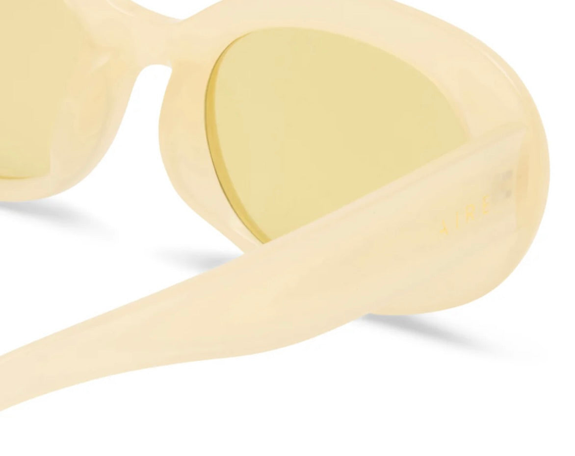 Epsilon Polarized Sunglasses for Men & Women - UV Protection, Lightweight & Stylish Chalk Color - Perfect for Driving, Beach & Outdoor Activities