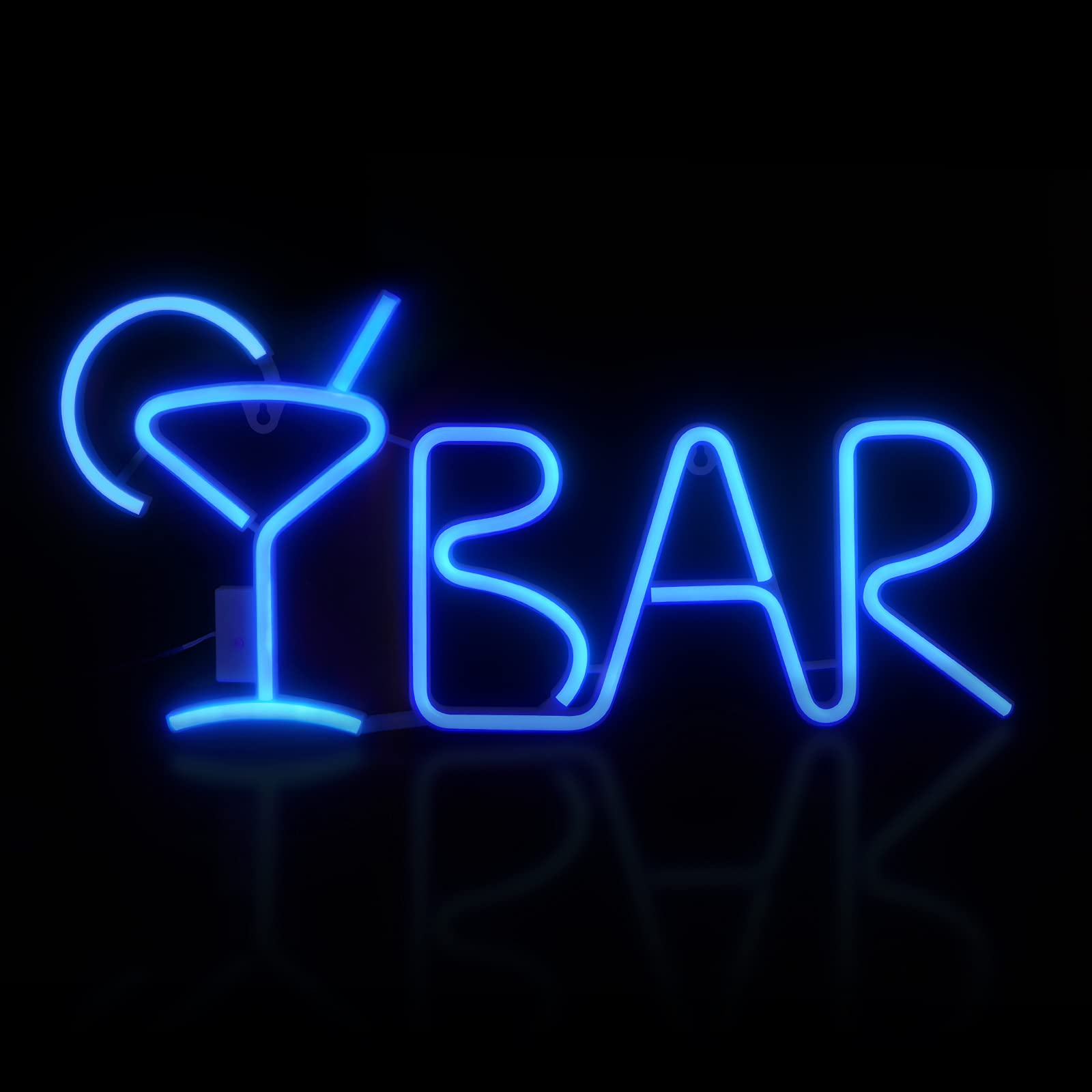 Blue LED Neon Bar Sign - 21