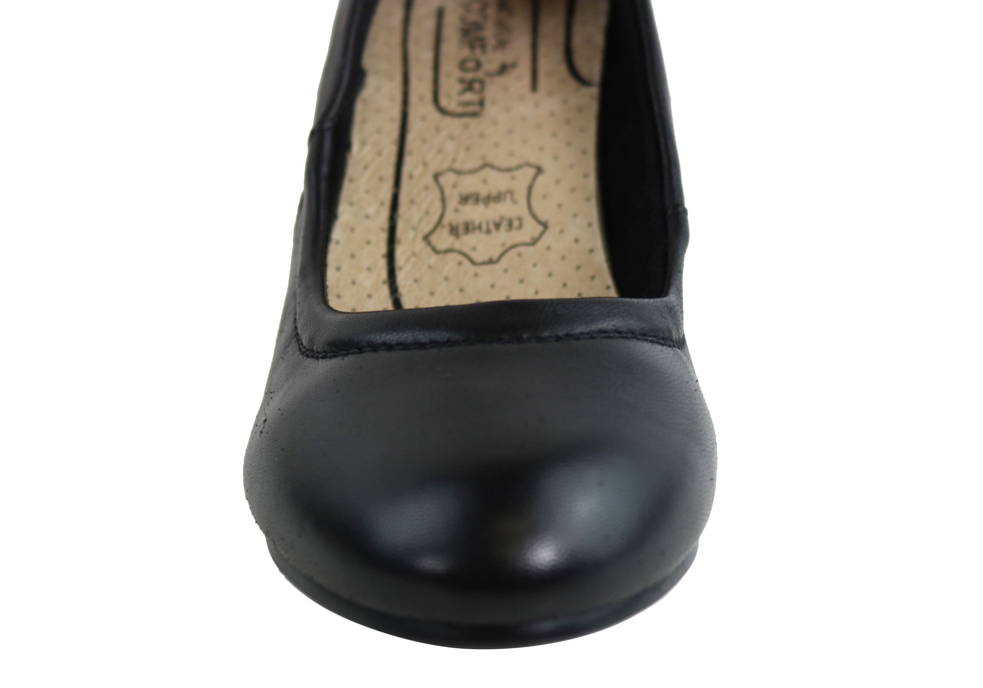 Natural Comfort Lisa Women's Comfortable Leather Heels - Elegant Dress Shoes for Work, Party & Wedding Occasions