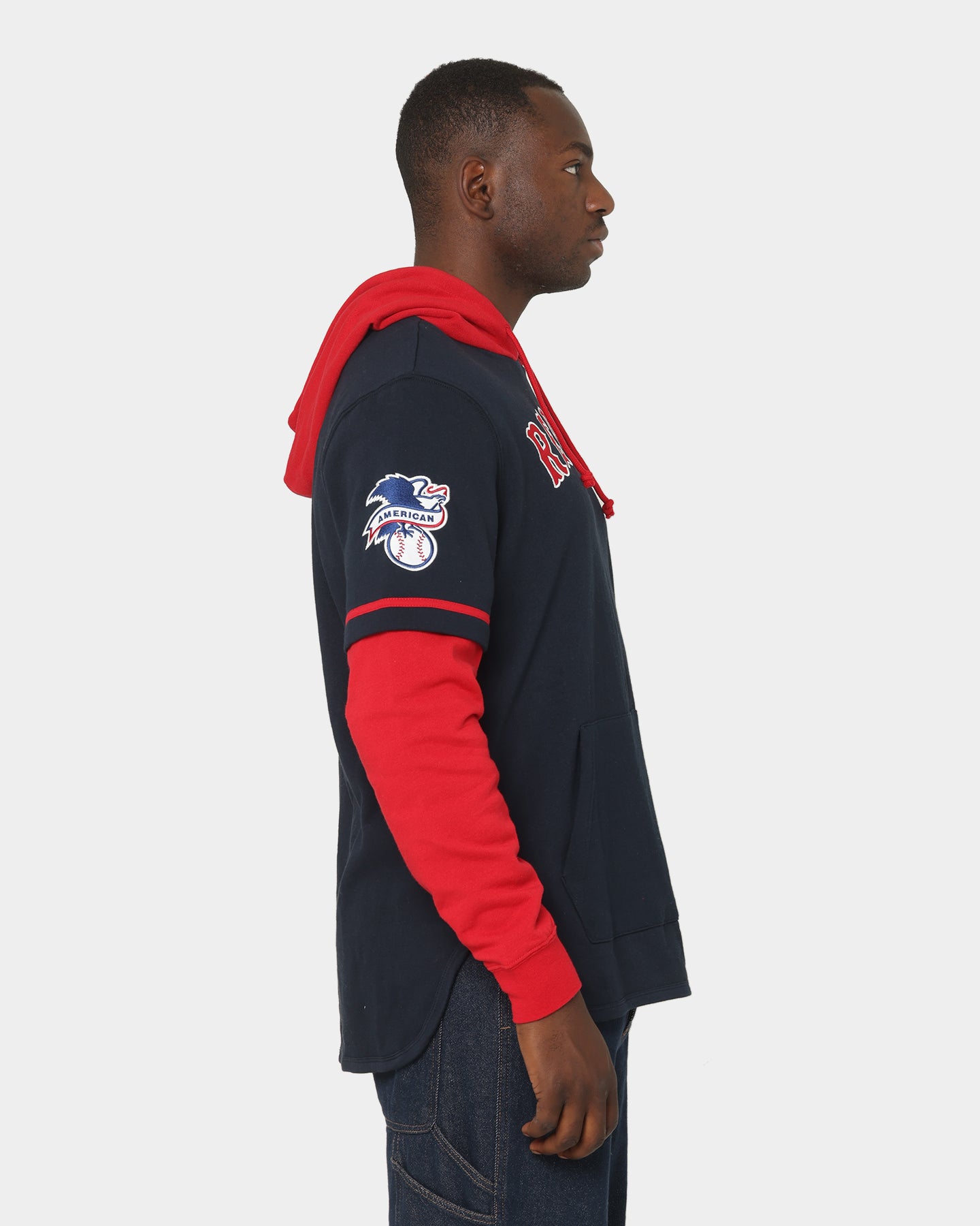 47 Brand Boston Red Sox Shortstop Hoodie for Men - Navy Blue Pullover Hooded Sweatshirt - Perfect for Baseball Games, Fall Outfits & Casual Wear