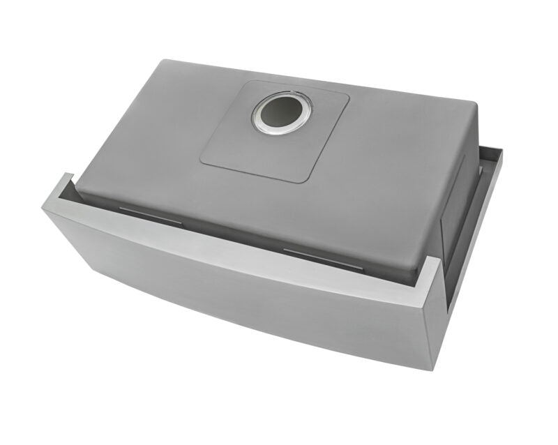 36 Inch Apron Front Farmhouse Kitchen Sink - 16 Gauge Stainless Steel Single Bowl Workstation - Perfect for Modern Farmhouse, Rustic & Country Style Kitchens