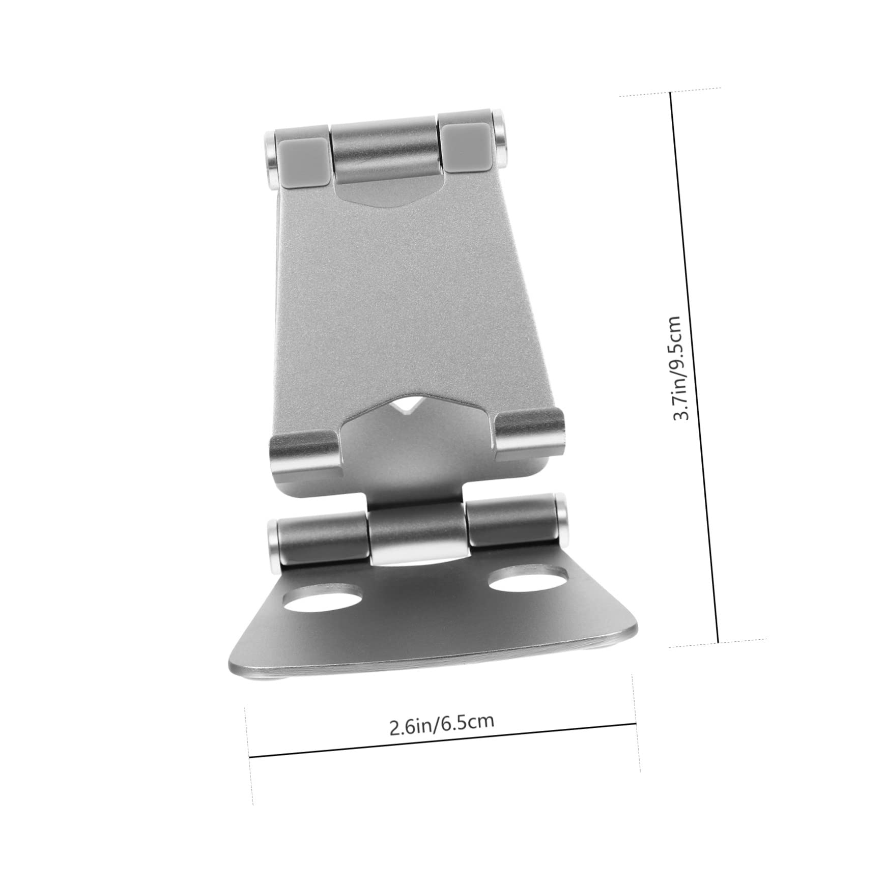 Homoyoyo Folding Phone Stand - Adjustable Aluminum Alloy Mobile Phone Holder & Tablet Stand for Desk, Office, Home, Bedroom - Perfect for Video Calls, Watching Movies, and Hands-Free Browsing