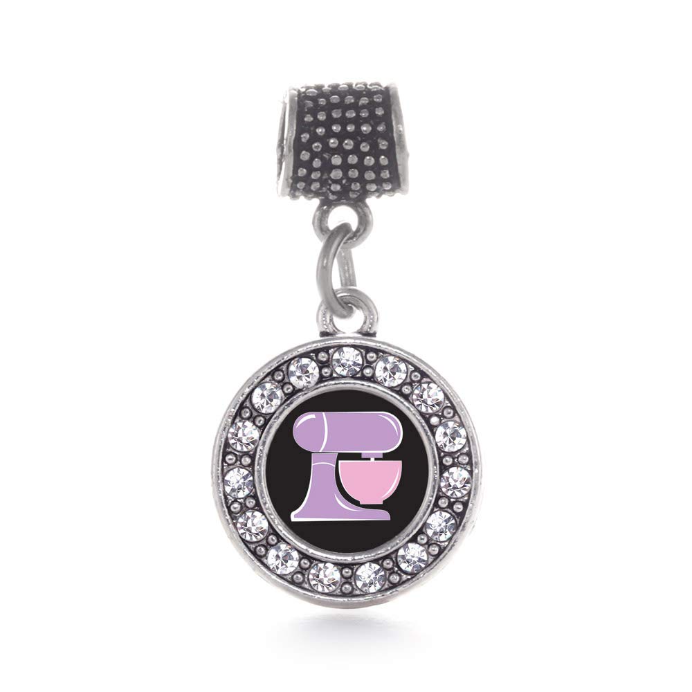 Inspired Silver - Sterling Silver Circle Charm Bracelet with Cubic Zirconia for Women | Elegant Jewelry Gift for Birthday, Anniversary & Special Occasions