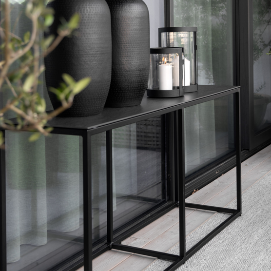 Artwood Romano Outdoor Console Table - Rustic Wooden Entryway Table for Patio, Garden & Porch Decor - Weather-Resistant & Durable Furniture for Outdoor Living Spaces