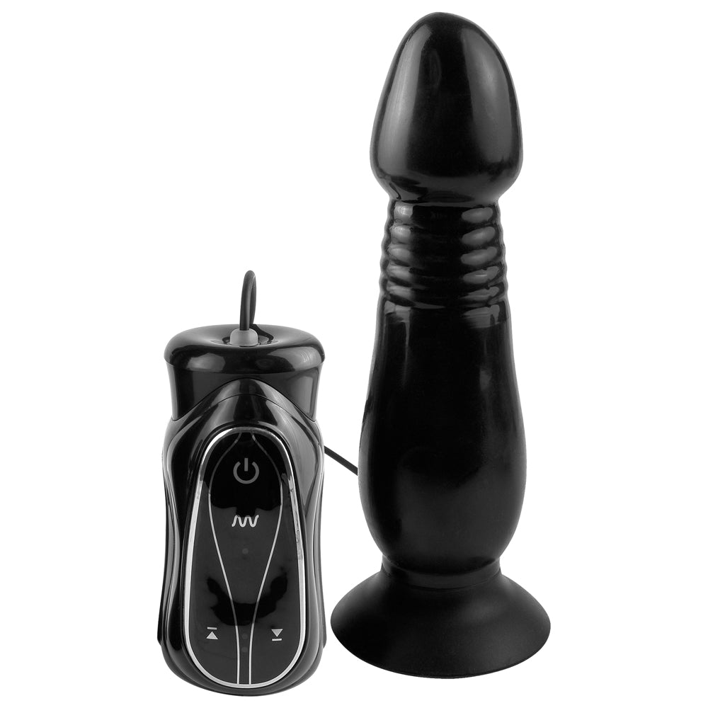 Anal Fantasy Collection Vibrating Thruster Butt Plug - Remote Control Silicone Adult Toy for Couples & Solo Play - Perfect for BDSM, Roleplay & Sensual Exploration