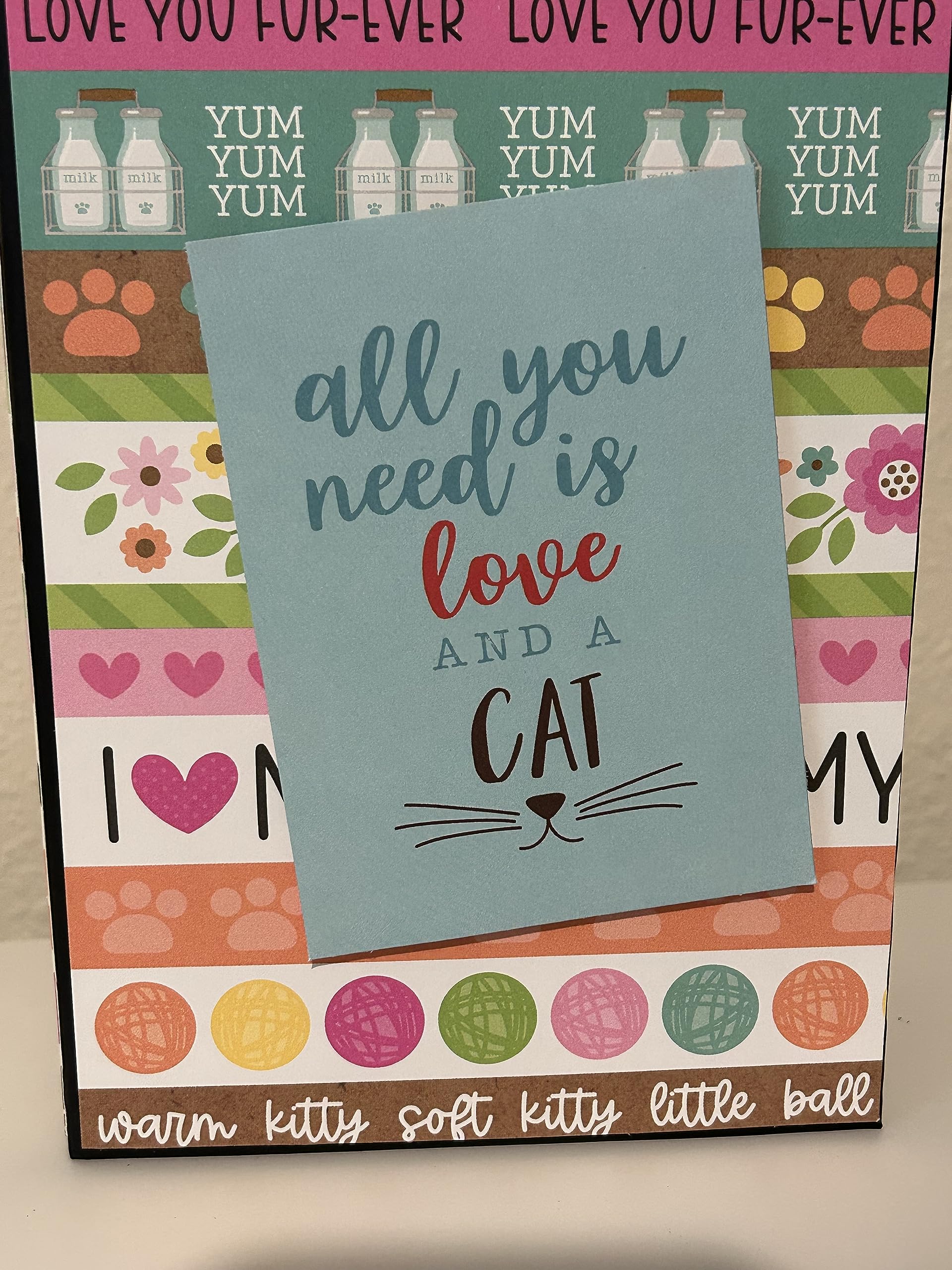 Premium 4x6 Cat Photo Album - Customizable Memory Book for Cat Lovers, Kitty Keepsake, Gift for Crazy Cat Lady - Perfect for Pet Memories, Home Decor & Cat Owner Gifts