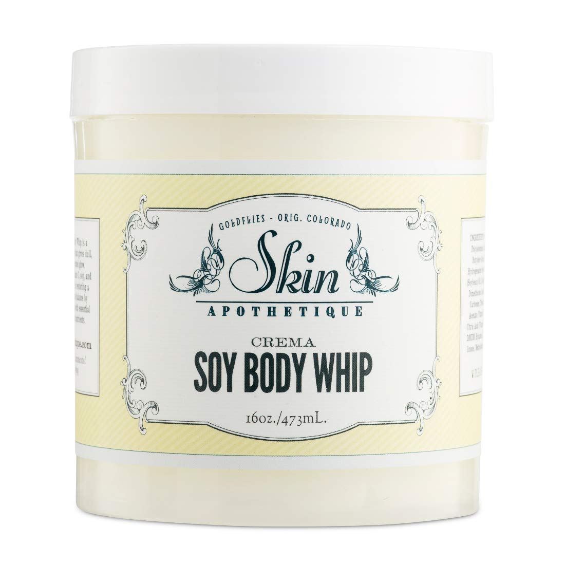 Organic Soy Body Whip Cream - 16 oz Moisturizing Lotion for Dry Skin - Vegan & Cruelty-Free Body Butter - Perfect for Daily Hydration & Spa Nights