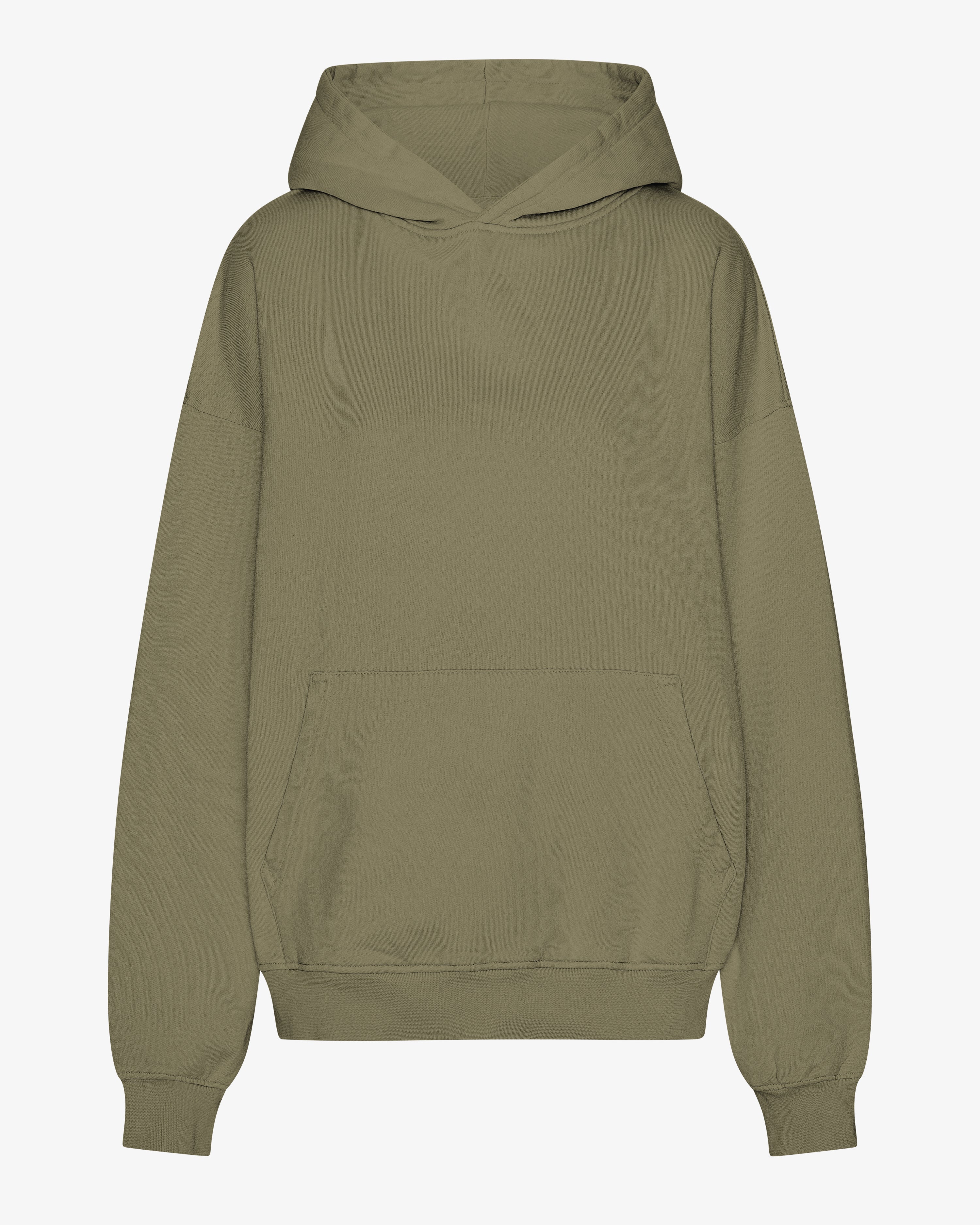 Organic Oversized Hoodie for Women - Soft & Cozy Pullover Sweatshirt - Dusty Olive Green - Perfect for Casual Wear, Lounge & Outdoor Activities