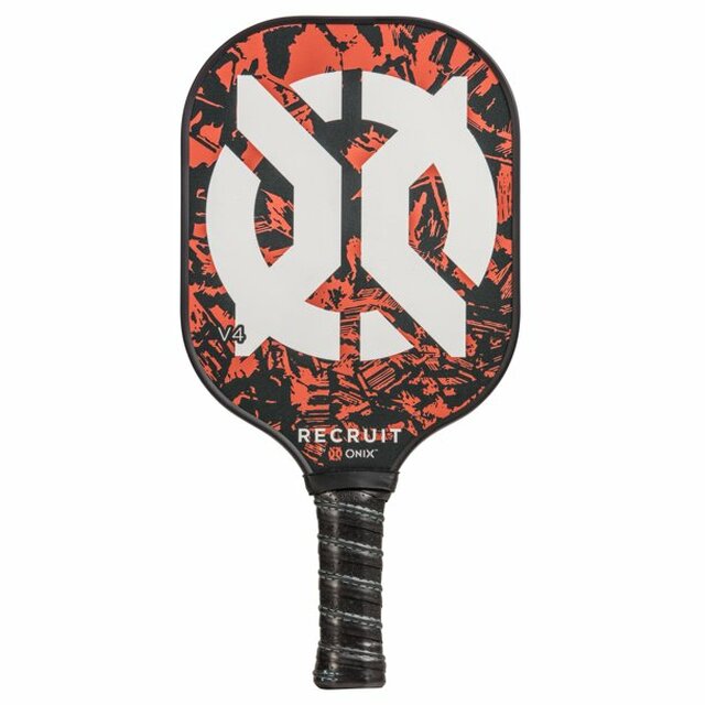 Onix Recruit V4 Pickleball Paddle (7.6-8.1 Oz) - Premium Carbon Fiber Face & Polymer Core - Perfect for Beginners & Intermediate Players - Indoor & Outdoor Court Game Accessories