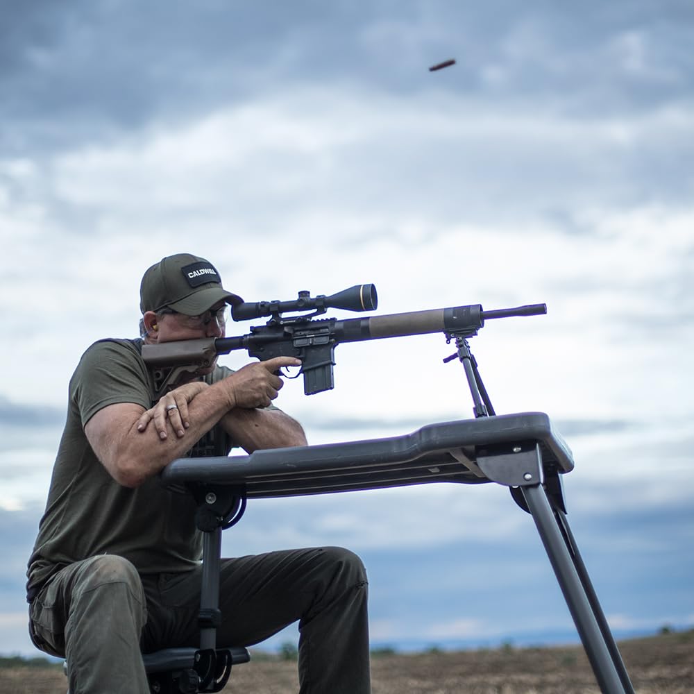 Premium Carbon Fiber Picatinny Rail Bipod with Twist Lock Quick-Deploy Legs - Tactical Shooting & Hunting Accessory for Rifles | Ideal for Long-Range Precision, Sport Shooting & Outdoor Adventures