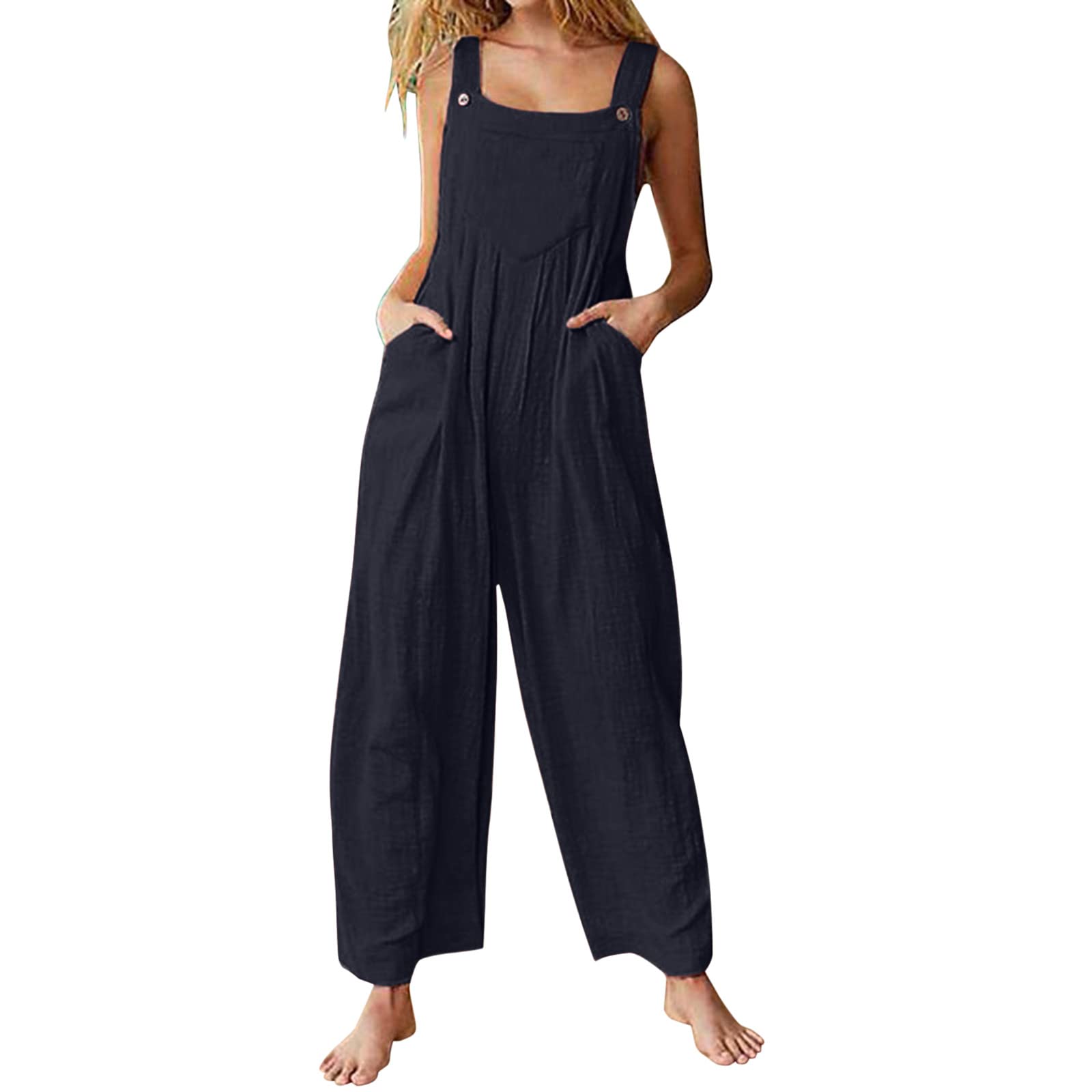 Ikevan Women's Long Sleeve Jumpsuit with Belt - Elegant Clubwear & Casual One-Piece Outfit for Ladies | Perfect for Night Out, Party, or Everyday Wear