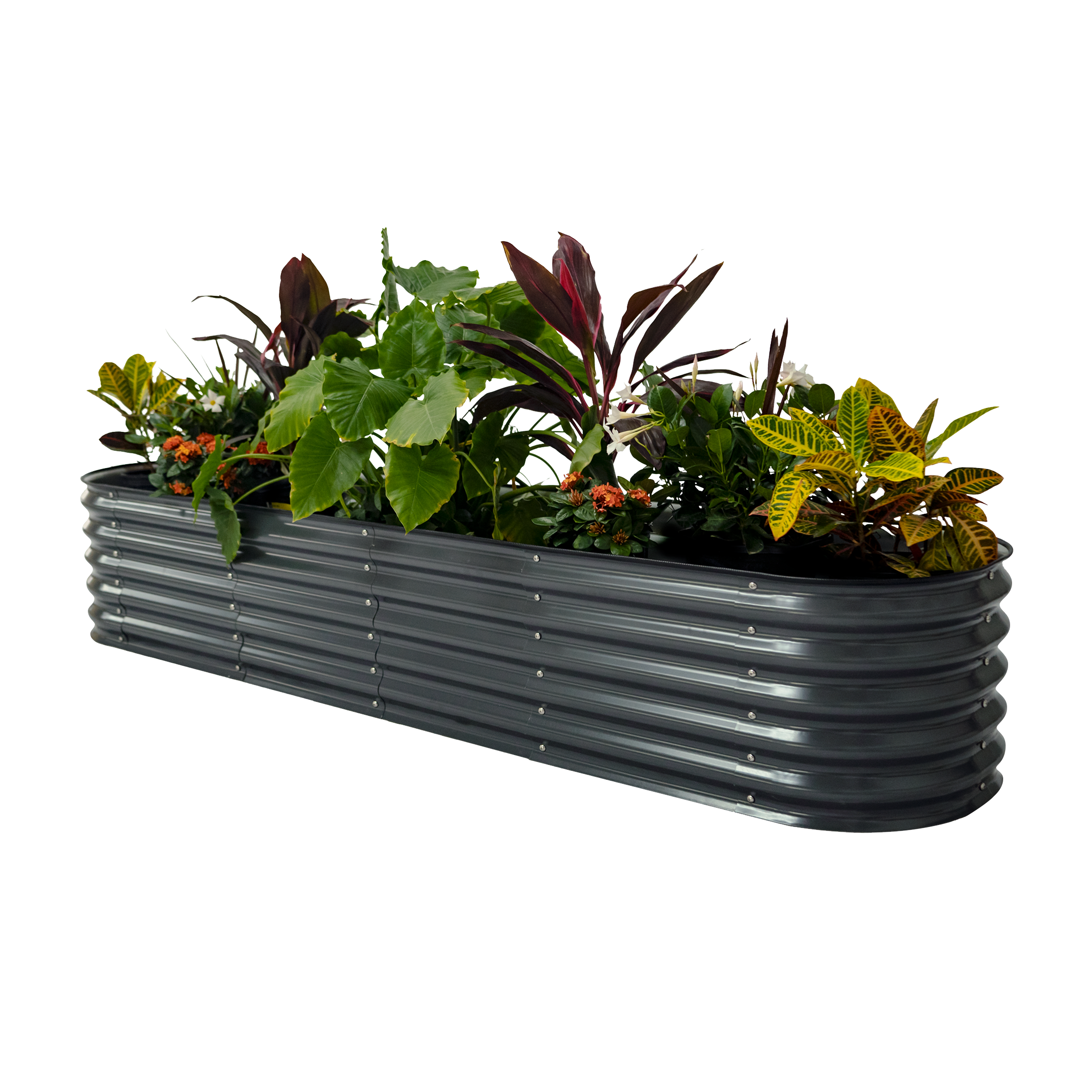 4 Large Raised Garden Bed Kits for Outdoor Planting - Perfect for Vegetables, Flowers & Herbs in Backyard, Patio or Balcony Gardening