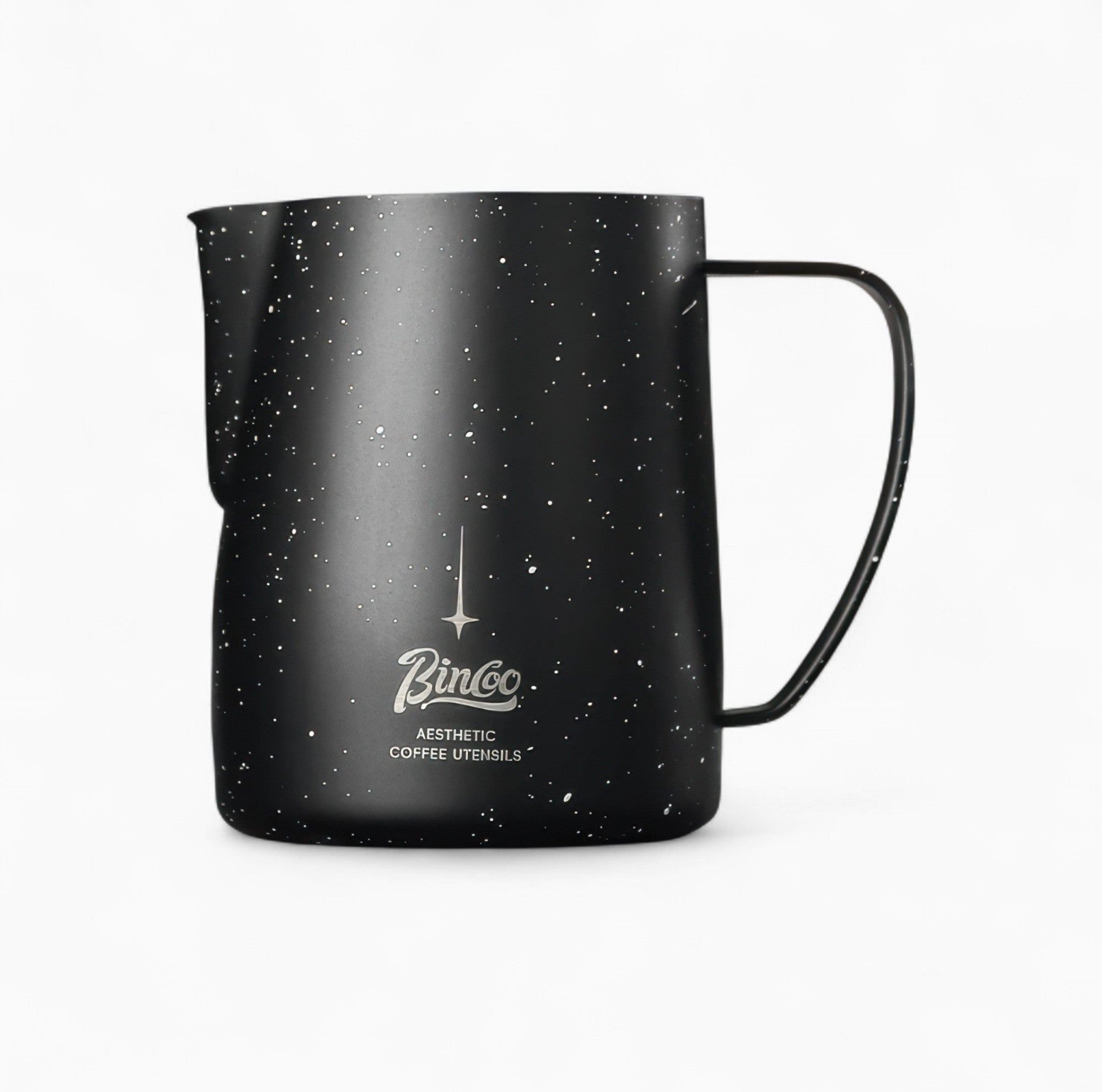 Professional Barista Milk Pitcher - Stainless Steel Latte Art Jug for Coffee Making, Perfect for Home Baristas & Coffee Shops - Ideal for Cappuccino, Latte & Espresso Drinks