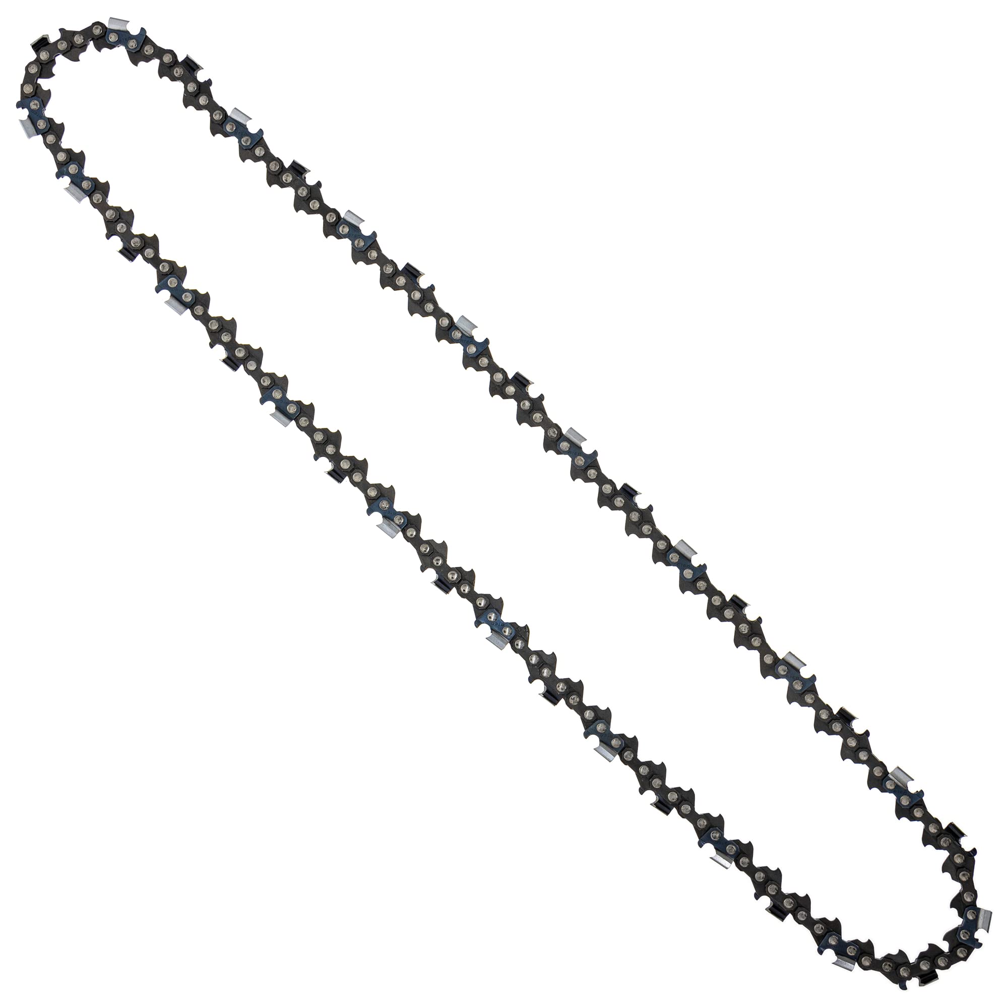 8TEN Semi Chisel Chainsaw Chain 20 Inch .050 Gauge 3/8 Pitch 70DL - Compatible with Echo CS-590, Poulan PP5020AV, Jonsered 2063, Makita (10 Pack) - Ideal for Tree Cutting, Firewood Processing, and Landscaping