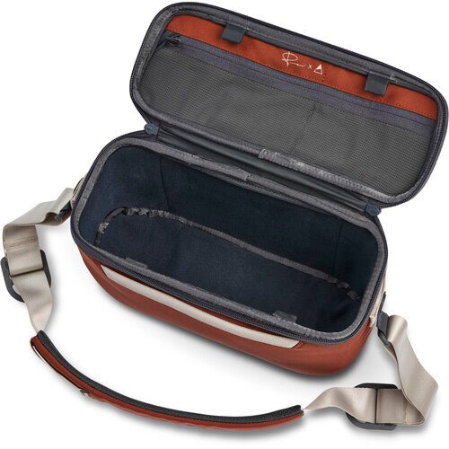 Nomatic LUMA Camera Sling Bag - Rust Color 12L Waterproof Crossbody Bag for DSLR & Mirrorless Cameras - Perfect for Travel, Hiking & Photography Adventures