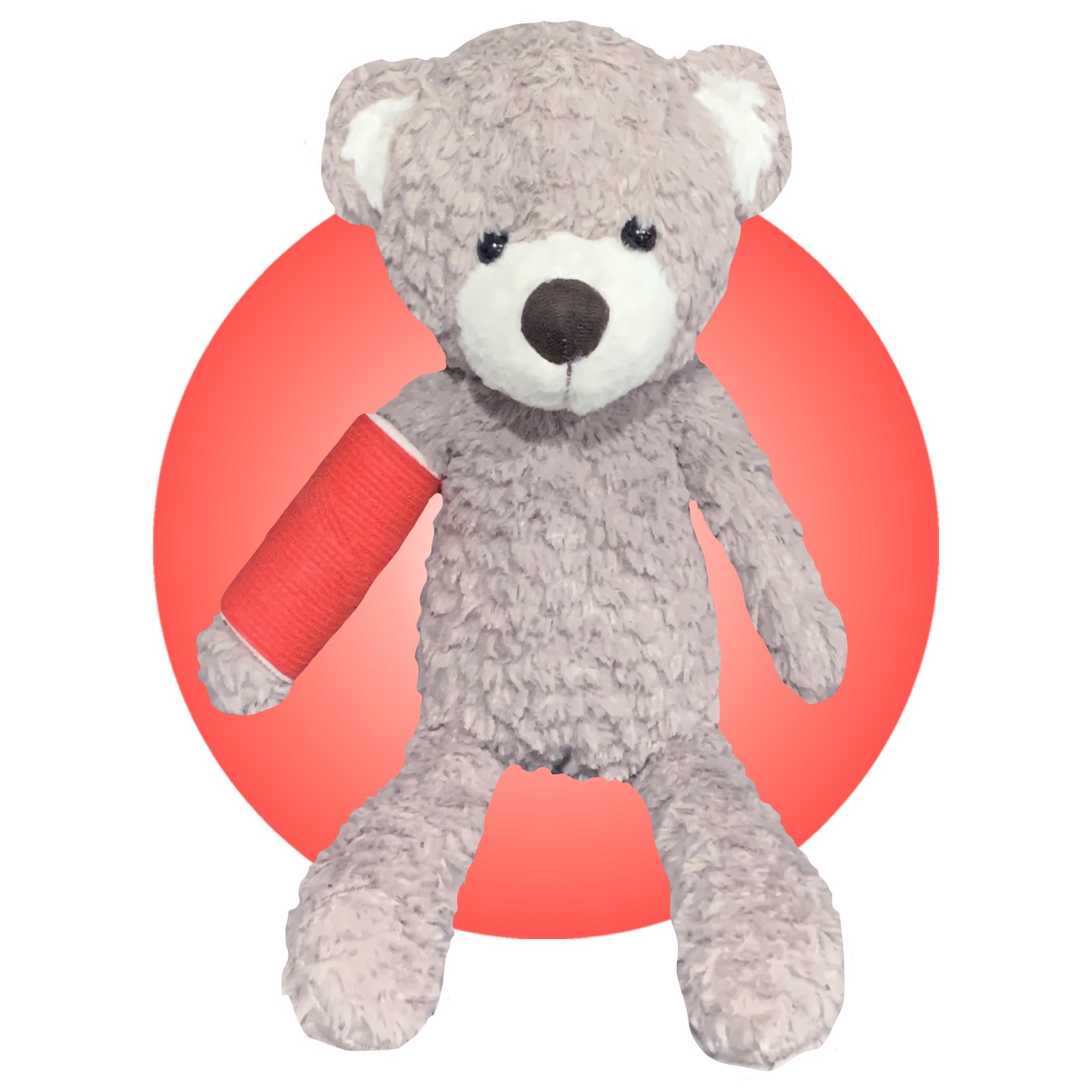 Get Well Soon Teddy Bear with Removable Cast - Broken Arm/ Leg Plush Toy for Kids - Customizable Cast Color & Location - Thoughtful Broken Bone Gift for Boys & Girls by Kikilishop - Perfect for Hospital Visits, Recovery Gifts & Comforting Sick Children