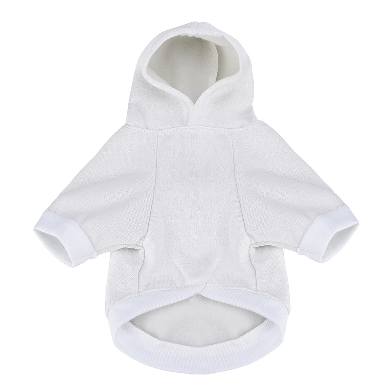 Puppy Hoodie Sweatshirt - Loose Fit Pet Dog & Cat Clothes for Summer & Spring - Perfect for Tiny Dog Outfits & Outdoor Adventures