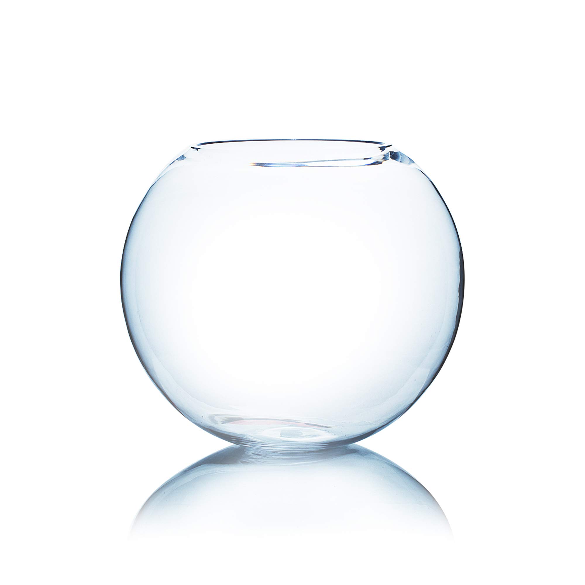 WGV 16-Inch Large Clear Glass Bubble Vase - 14