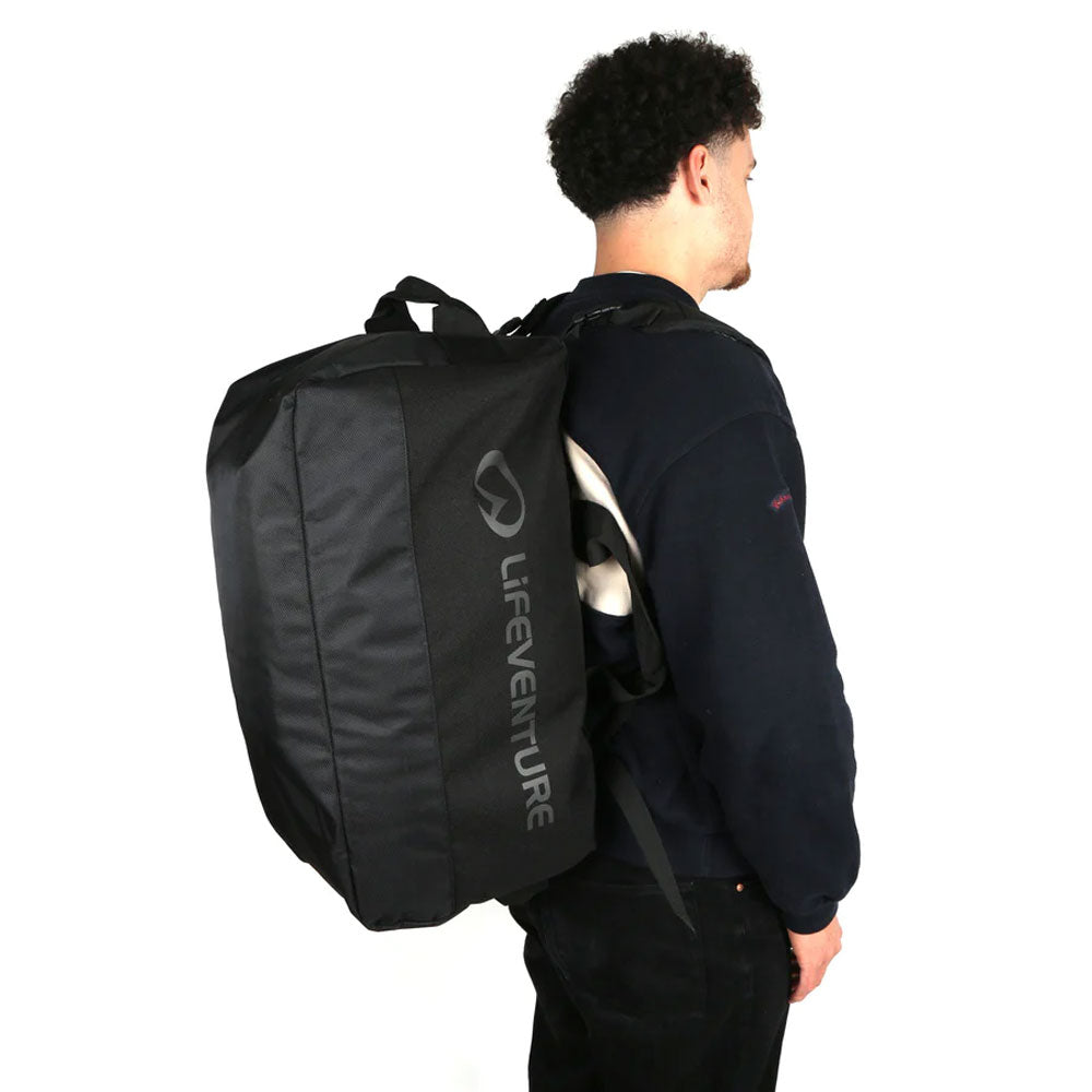 Lifeventure Expedition Cargo Duffle Bag 50L - Waterproof Travel Duffel for Camping, Hiking & Outdoor Adventures