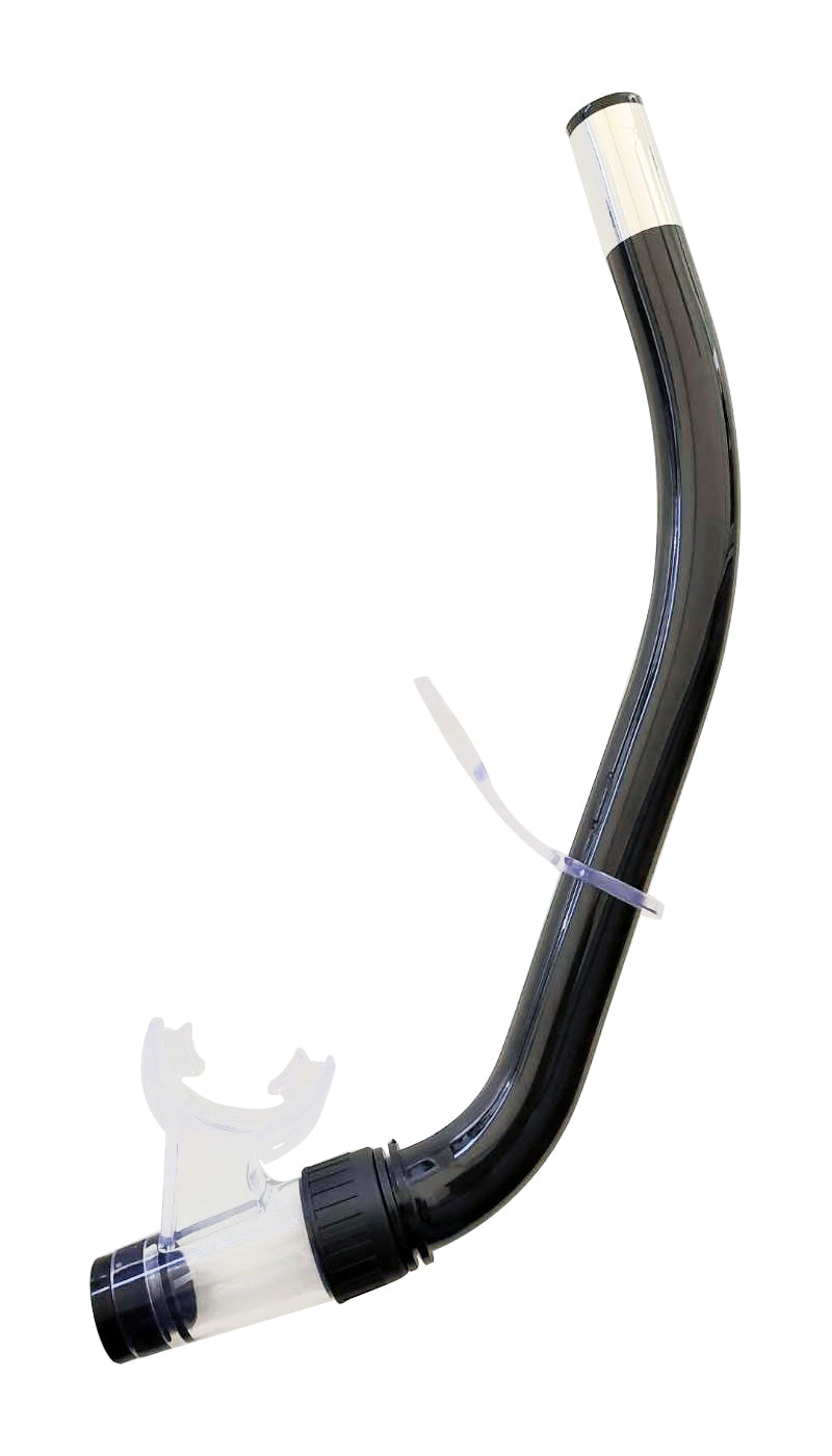 Beaver Black Prestige Snorkel - Premium Diving Snorkel for Adults & Kids - Comfortable & Durable for Swimming, Snorkeling & Scuba Diving Adventures