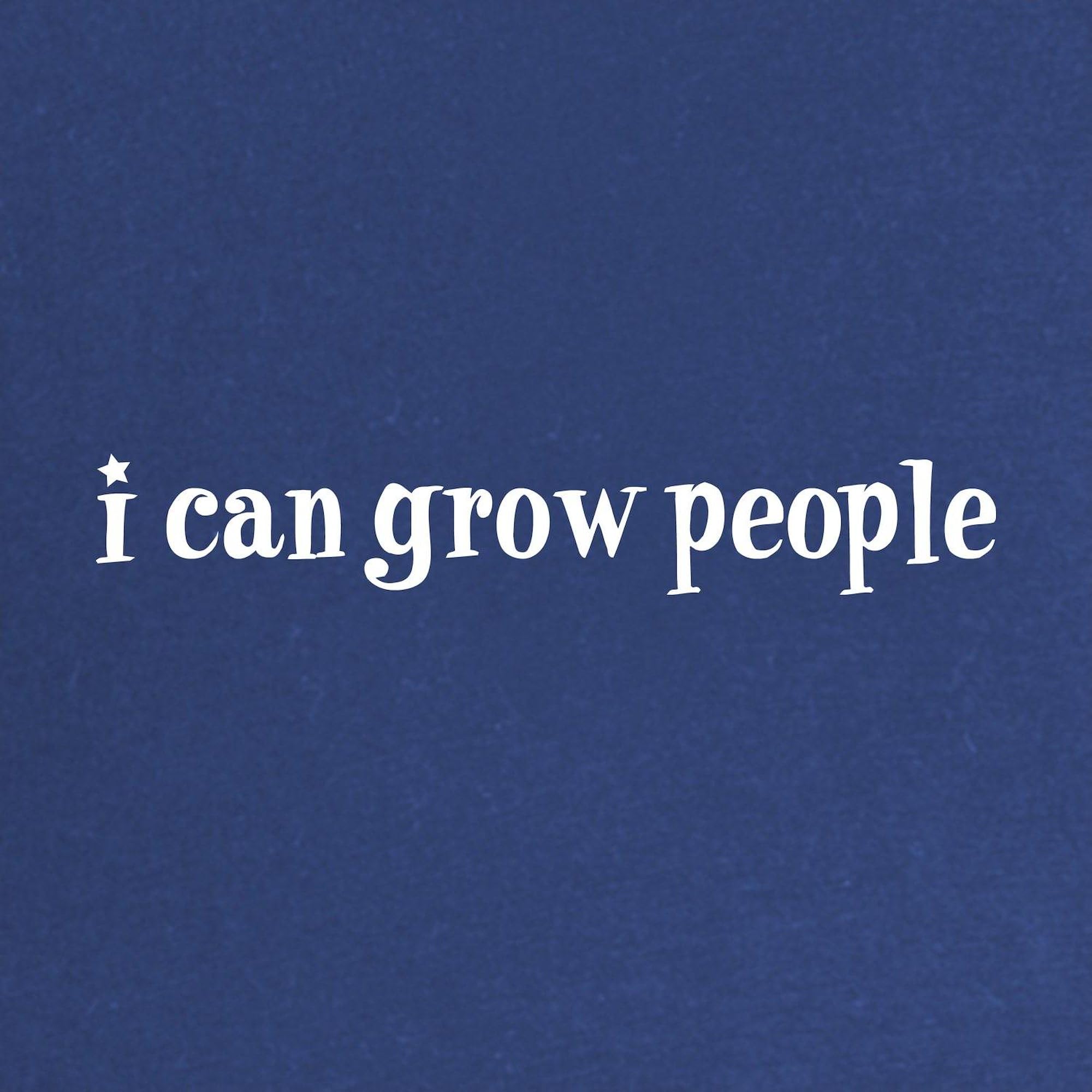 Funny Maternity T-Shirt for Women - 'I Can Grow People' Pregnancy Tee with Ruched Sides | Comfortable & Stylish Maternity Wear for Pregnancy Announcements, Baby Showers & Everyday Use