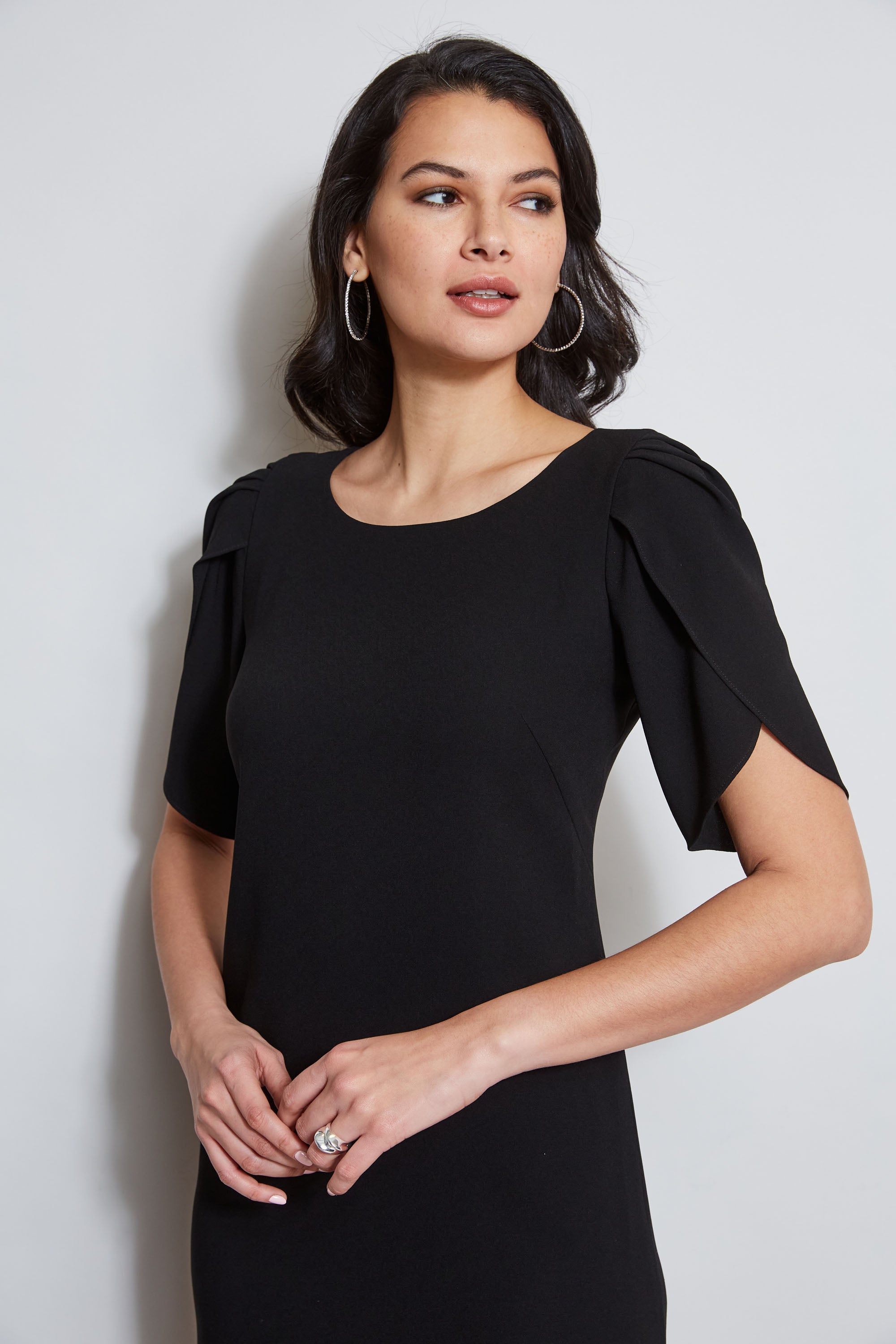 Elegant Slit Sleeve Dress for Women - Flowy Summer Party Dress with Side Cutout Design | Perfect for Weddings, Cocktail Parties & Date Nights